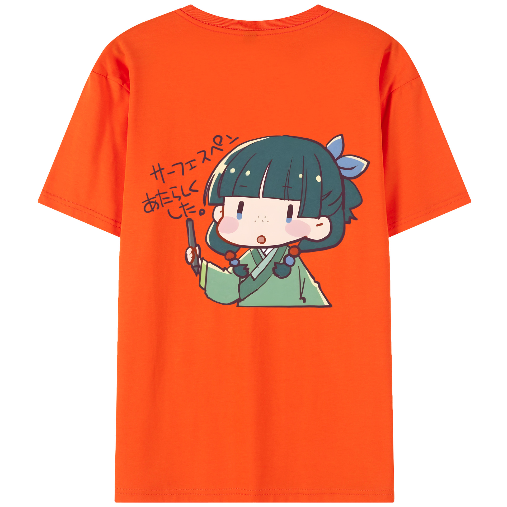 （画像用） 薬屋のひとりごと The Apothecary Diaries 綿100％半袖Tシャツ（背面プリント）