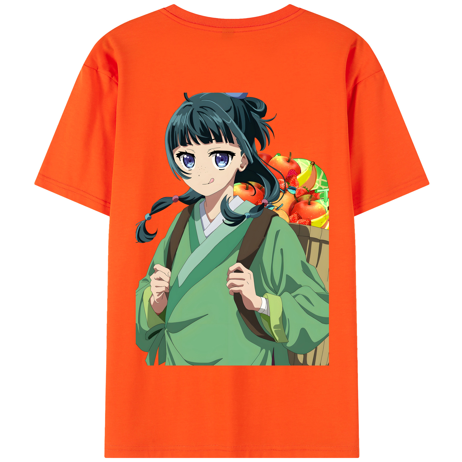 （画像用） 薬屋のひとりごと The Apothecary Diaries 綿100％半袖Tシャツ（背面プリント）