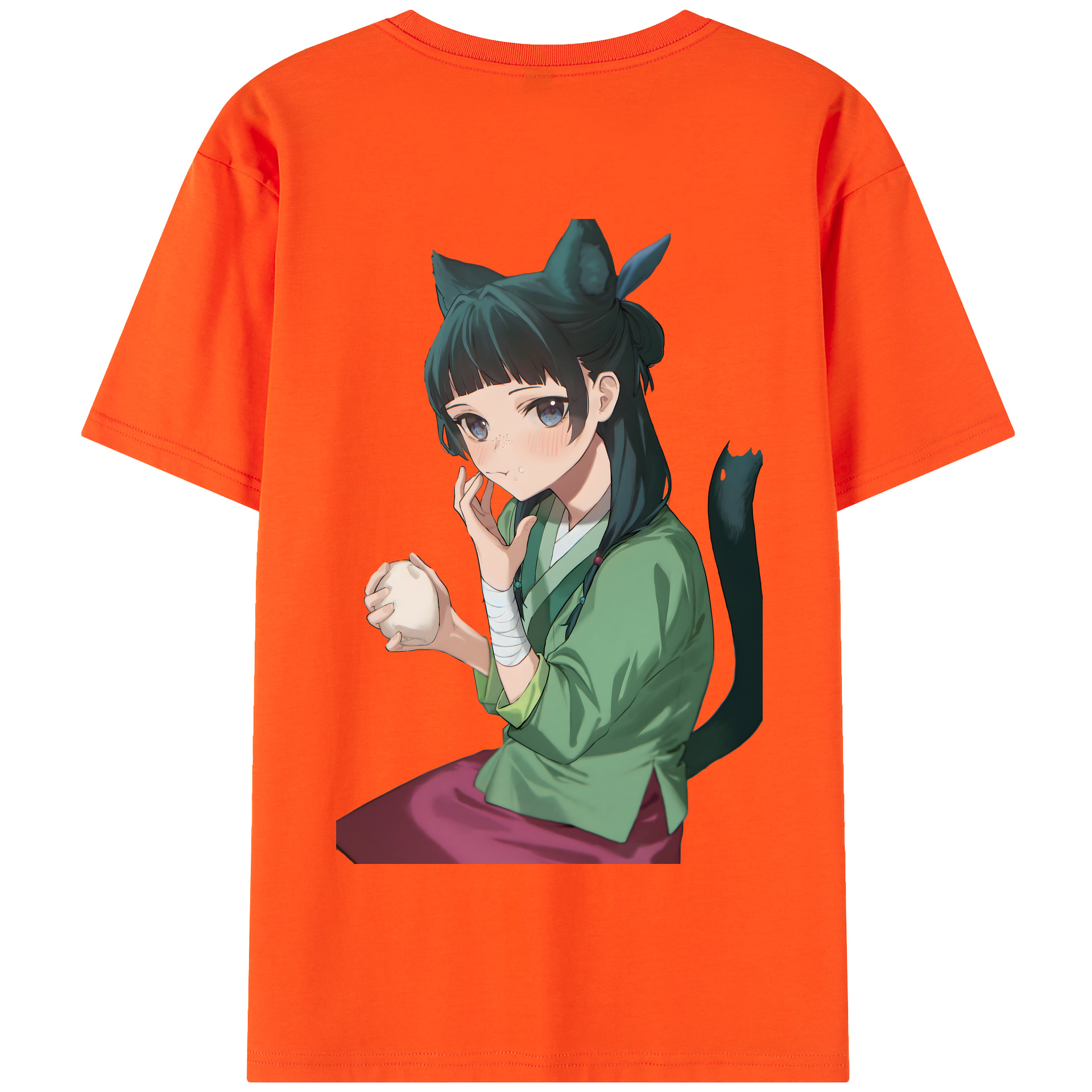 （画像用） 薬屋のひとりごと The Apothecary Diaries 綿100％半袖Tシャツ（背面プリント）