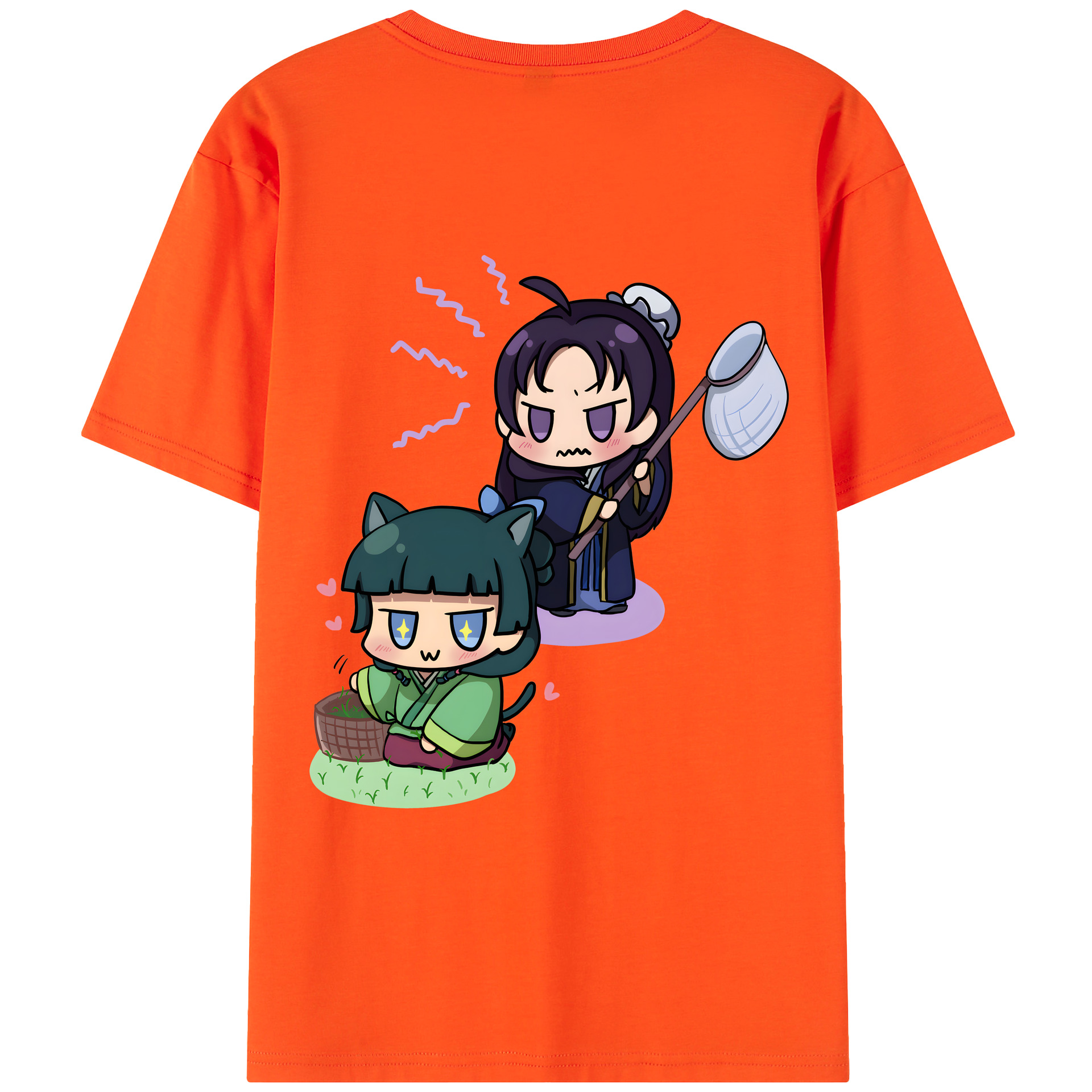 （画像用） 薬屋のひとりごと The Apothecary Diaries 綿100％半袖Tシャツ（背面プリント）