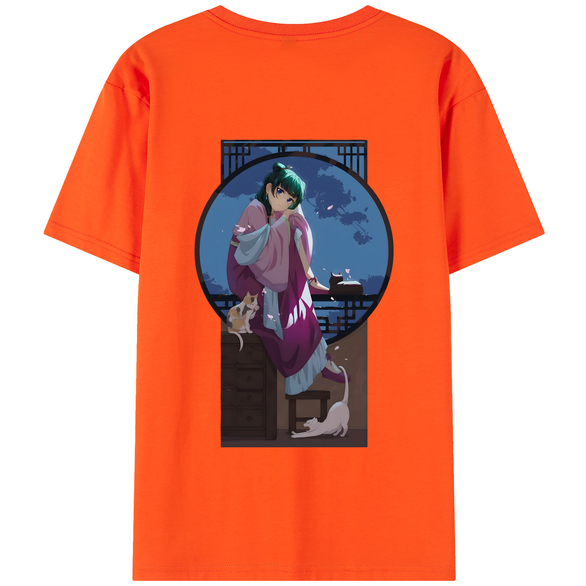 （画像用） 薬屋のひとりごと The Apothecary Diaries 綿100％半袖Tシャツ（背面プリント）