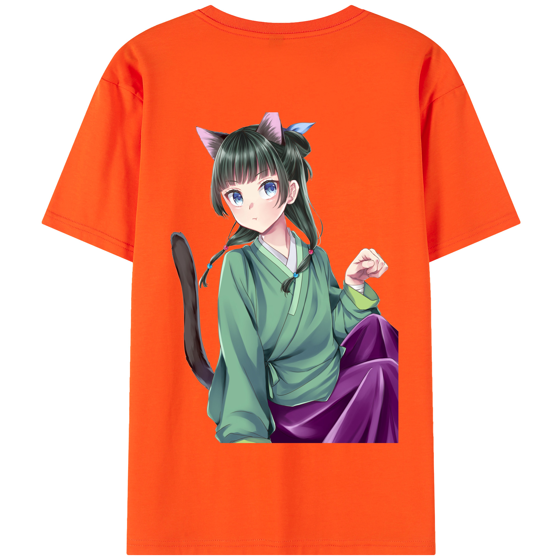 （画像用） 薬屋のひとりごと The Apothecary Diaries 綿100％半袖Tシャツ（背面プリント）