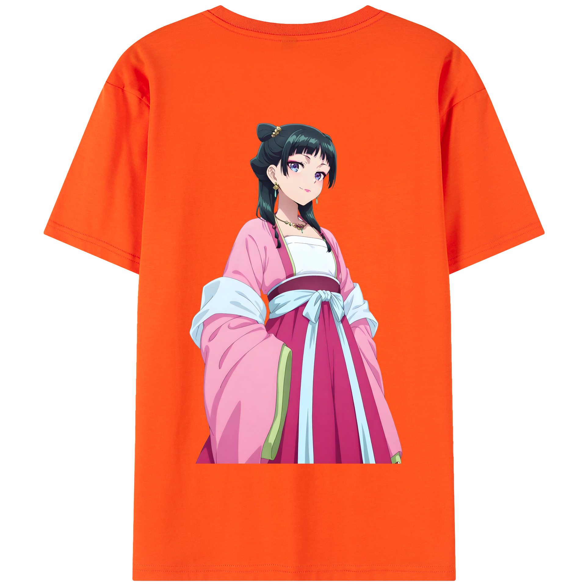 （画像用） 薬屋のひとりごと The Apothecary Diaries 綿100％半袖Tシャツ（背面プリント）
