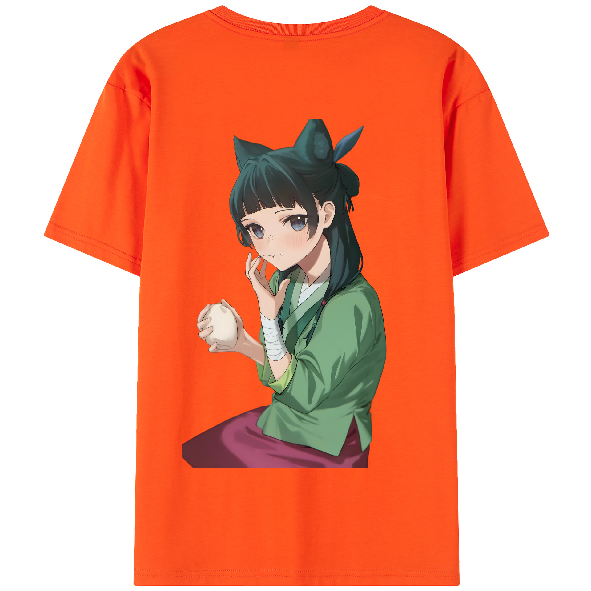 （画像用） 薬屋のひとりごと The Apothecary Diaries 綿100％半袖Tシャツ（背面プリント）