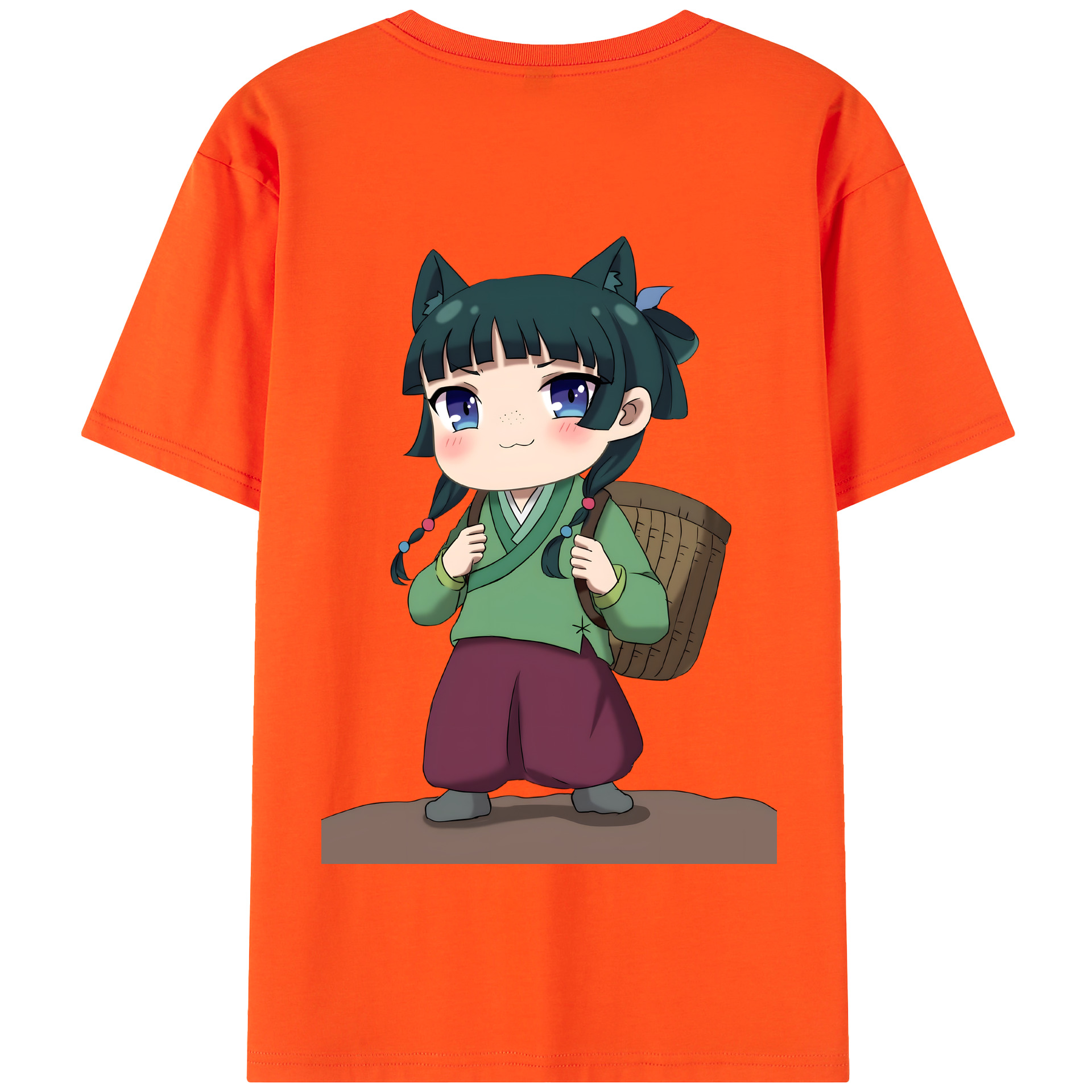 （画像用） 薬屋のひとりごと The Apothecary Diaries 綿100％半袖Tシャツ（背面プリント）