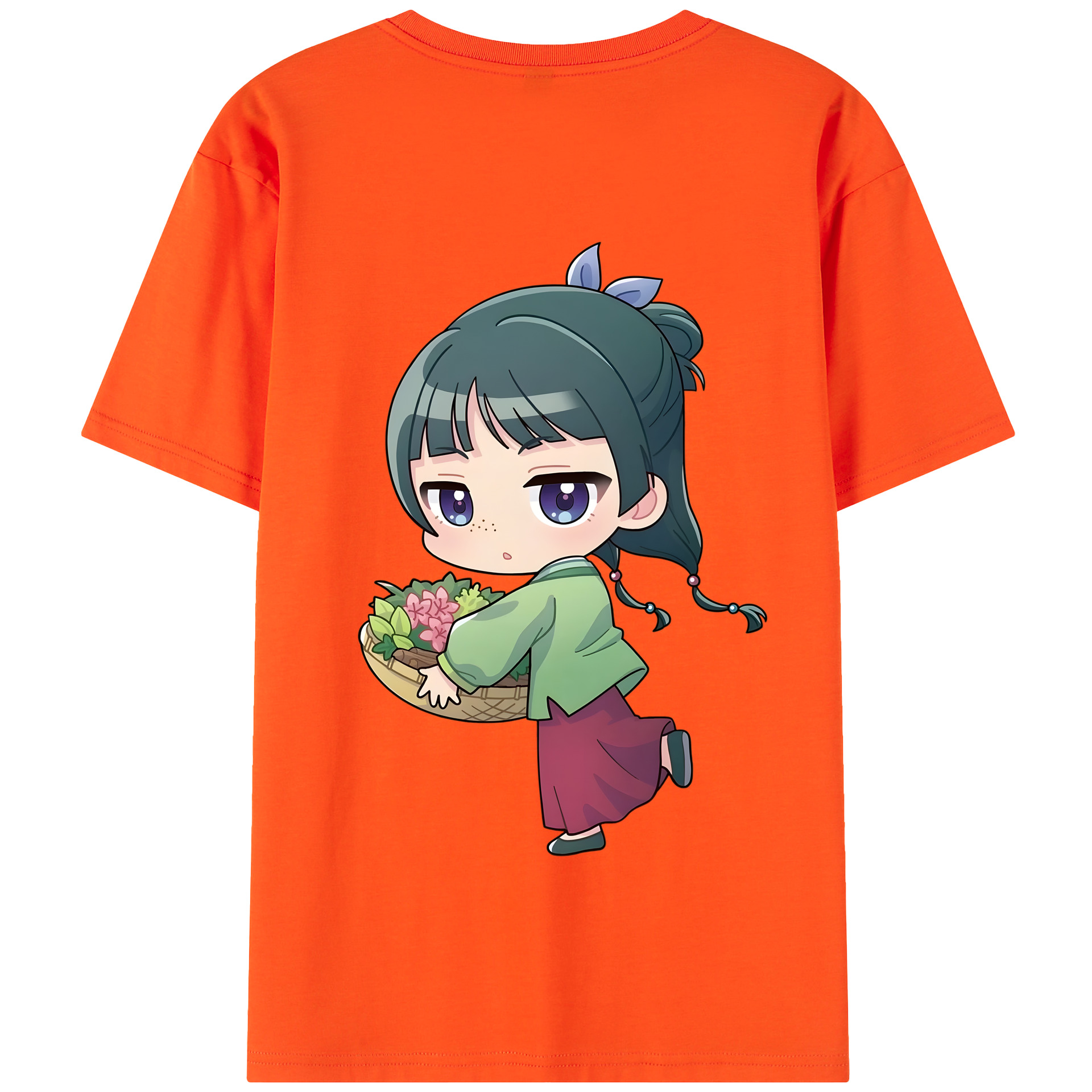 （画像用） 薬屋のひとりごと The Apothecary Diaries 綿100％半袖Tシャツ（背面プリント）