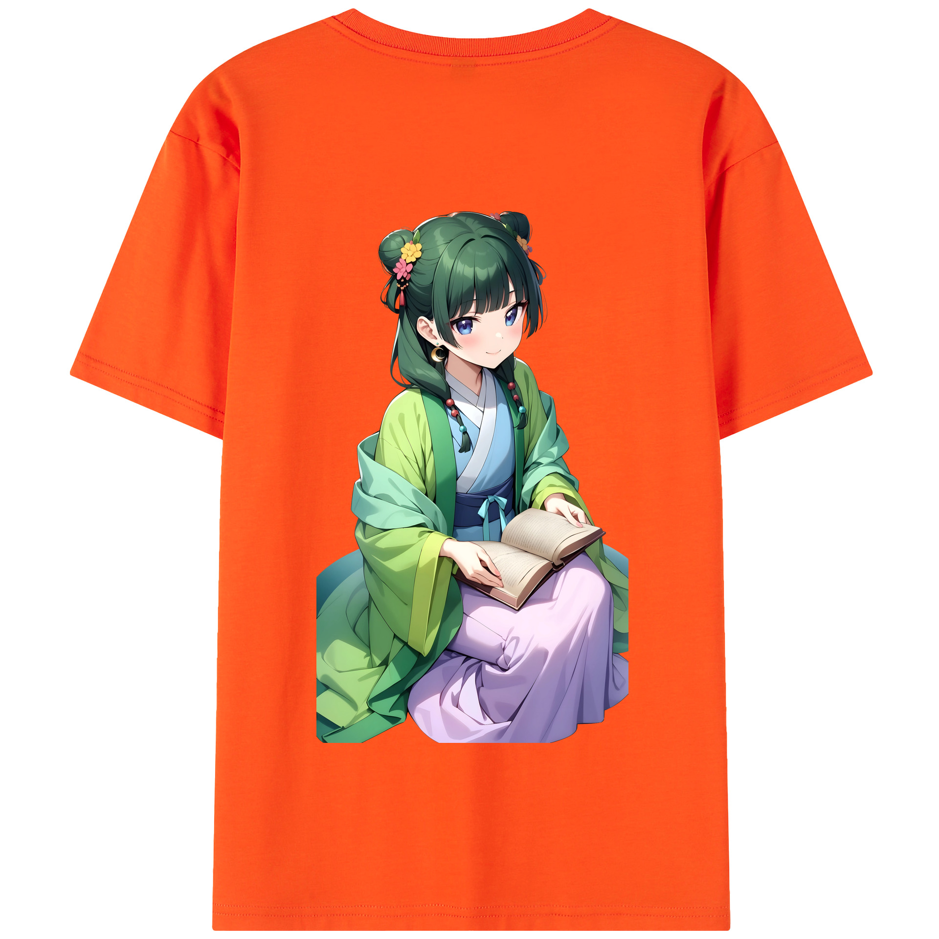 （画像用） 薬屋のひとりごと The Apothecary Diaries 綿100％半袖Tシャツ（背面プリント）