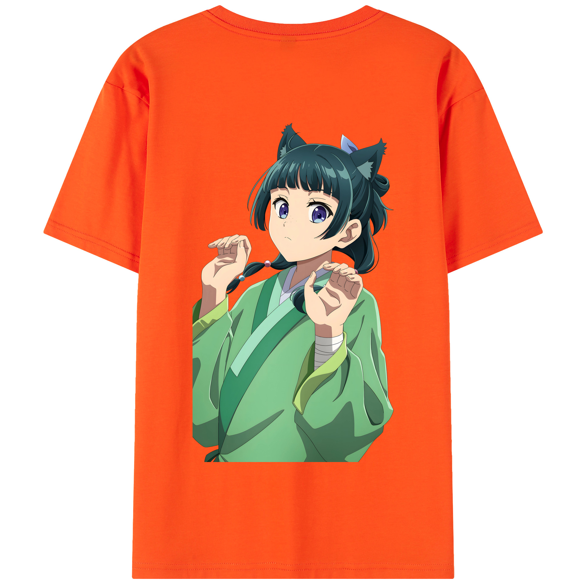 （画像用） 薬屋のひとりごと The Apothecary Diaries 綿100％半袖Tシャツ（背面プリント）