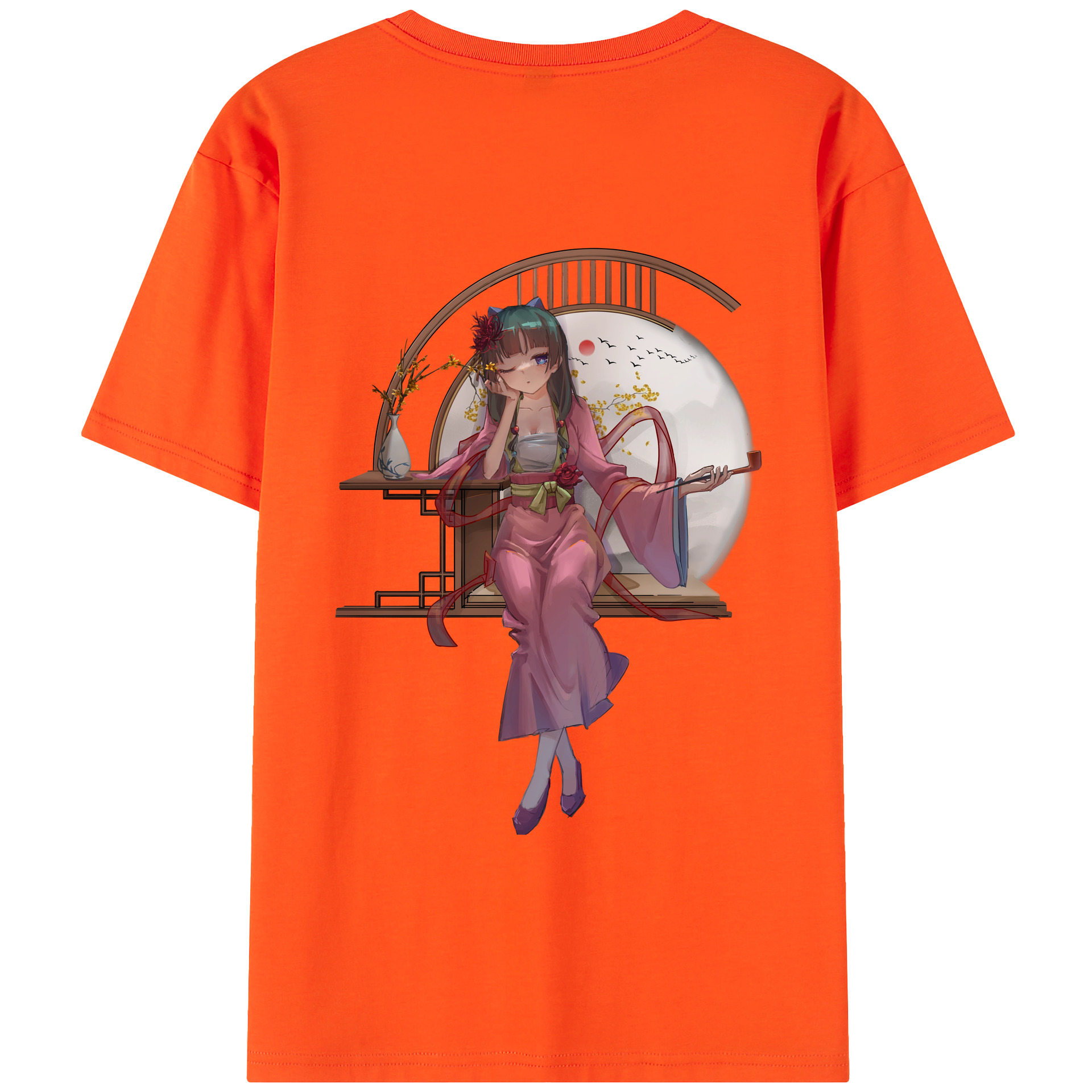 （画像用） 薬屋のひとりごと The Apothecary Diaries 綿100％半袖Tシャツ（背面プリント）