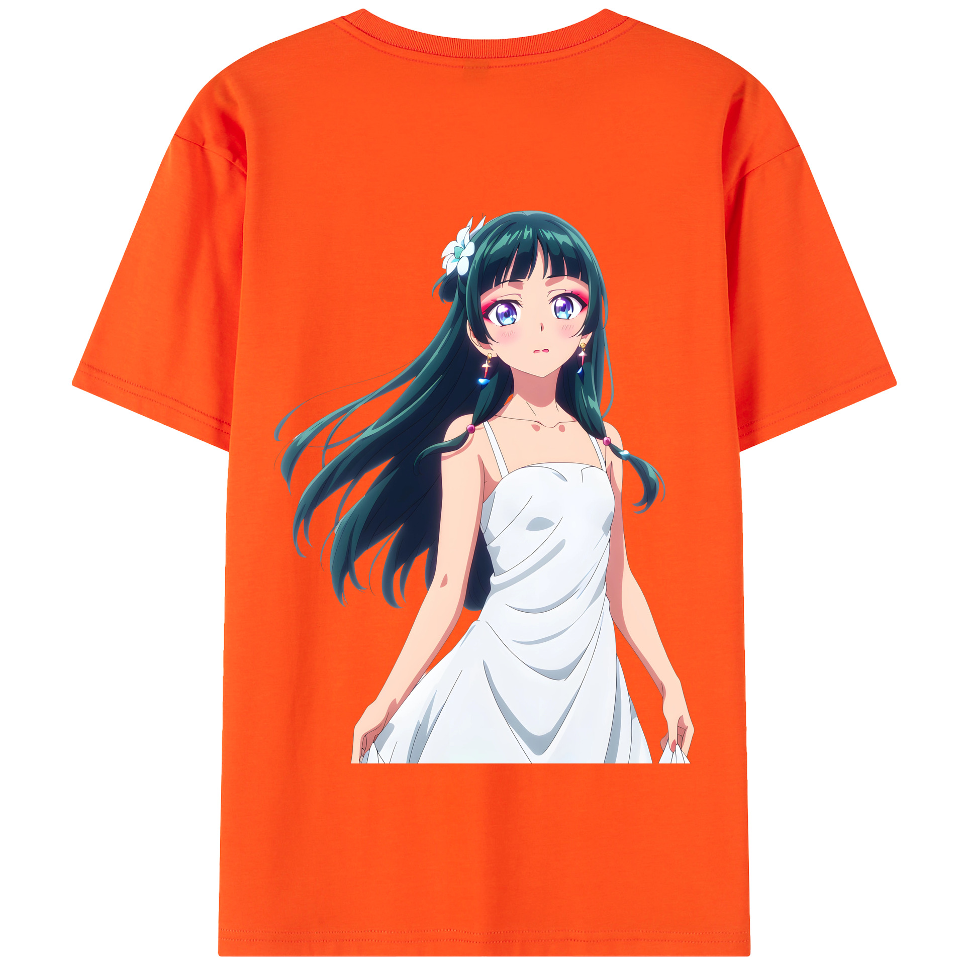 （画像用） 薬屋のひとりごと The Apothecary Diaries 綿100％半袖Tシャツ（背面プリント）