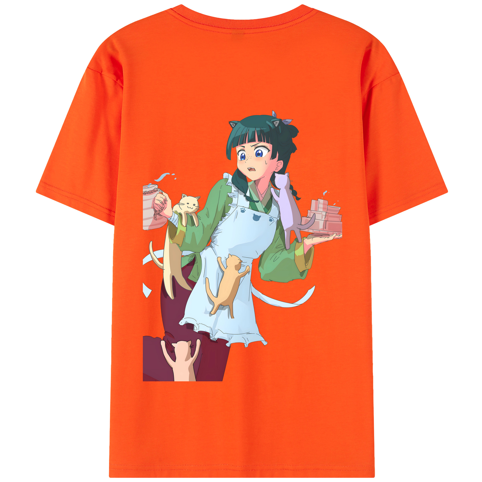 （画像用） 薬屋のひとりごと The Apothecary Diaries 綿100％半袖Tシャツ（背面プリント）