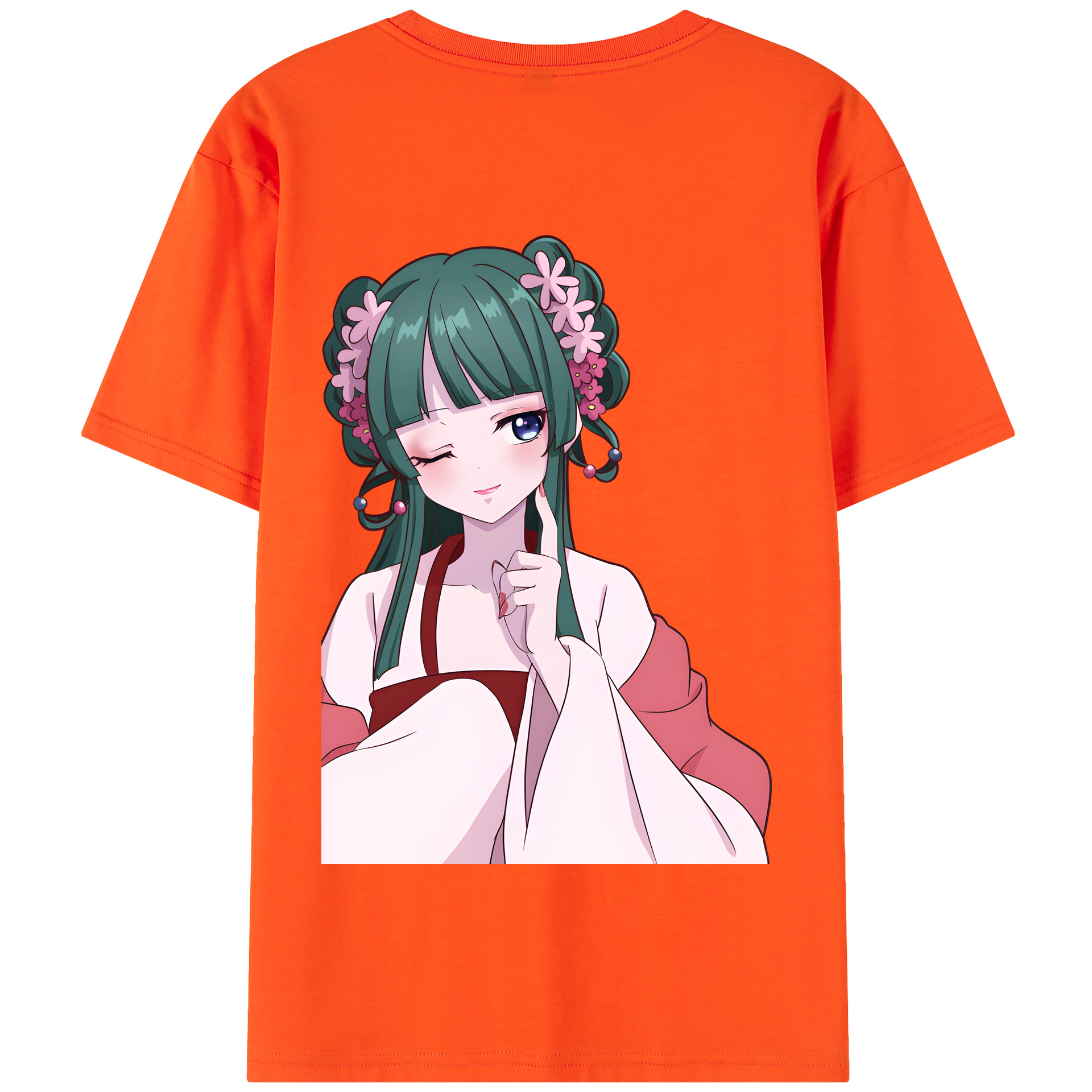 （画像用） 薬屋のひとりごと The Apothecary Diaries 綿100％半袖Tシャツ（背面プリント）