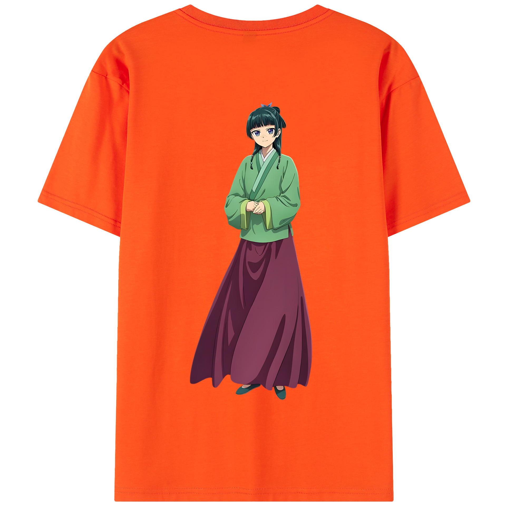 （画像用） 薬屋のひとりごと The Apothecary Diaries 綿100％半袖Tシャツ（背面プリント）