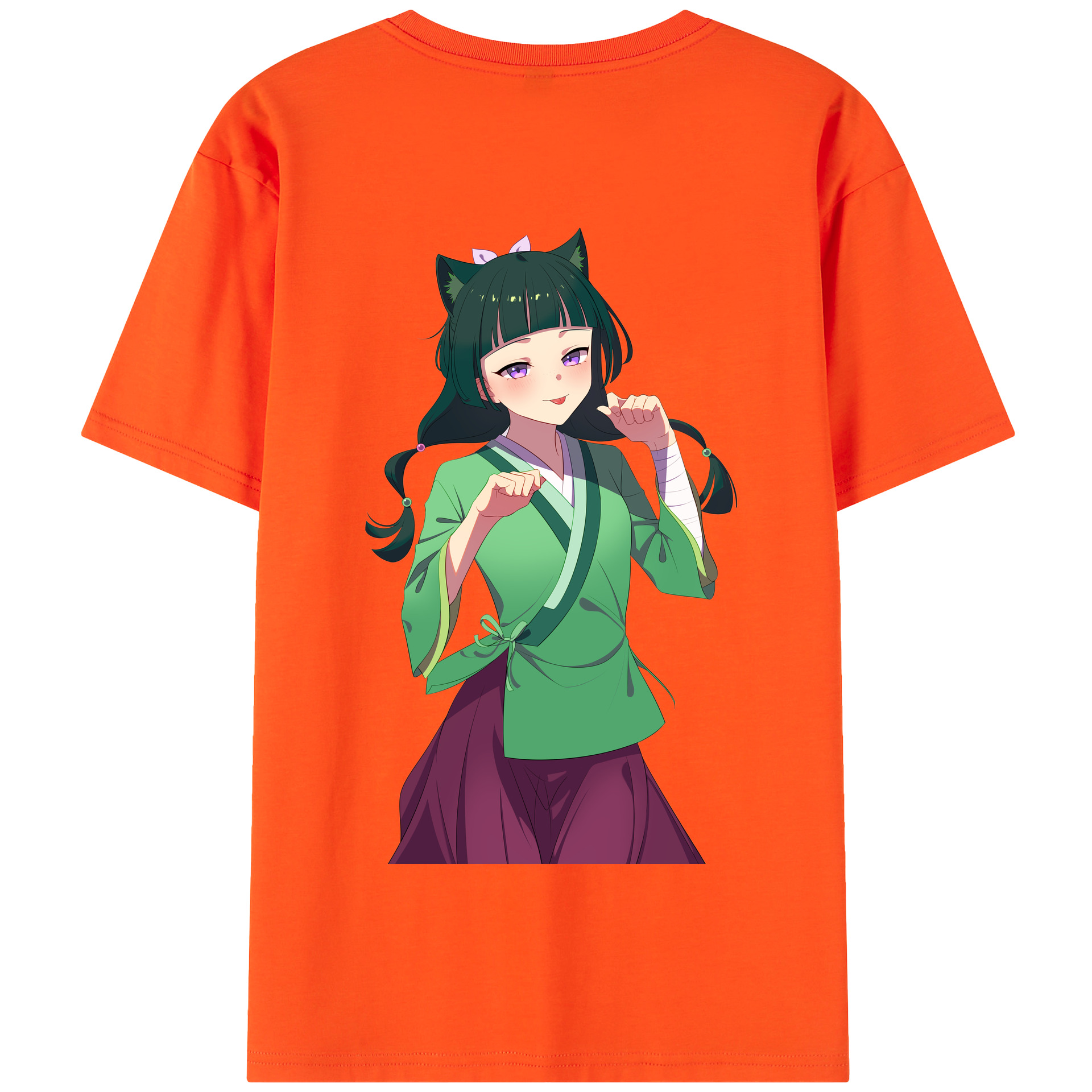 （画像用） 薬屋のひとりごと The Apothecary Diaries 綿100％半袖Tシャツ（背面プリント）