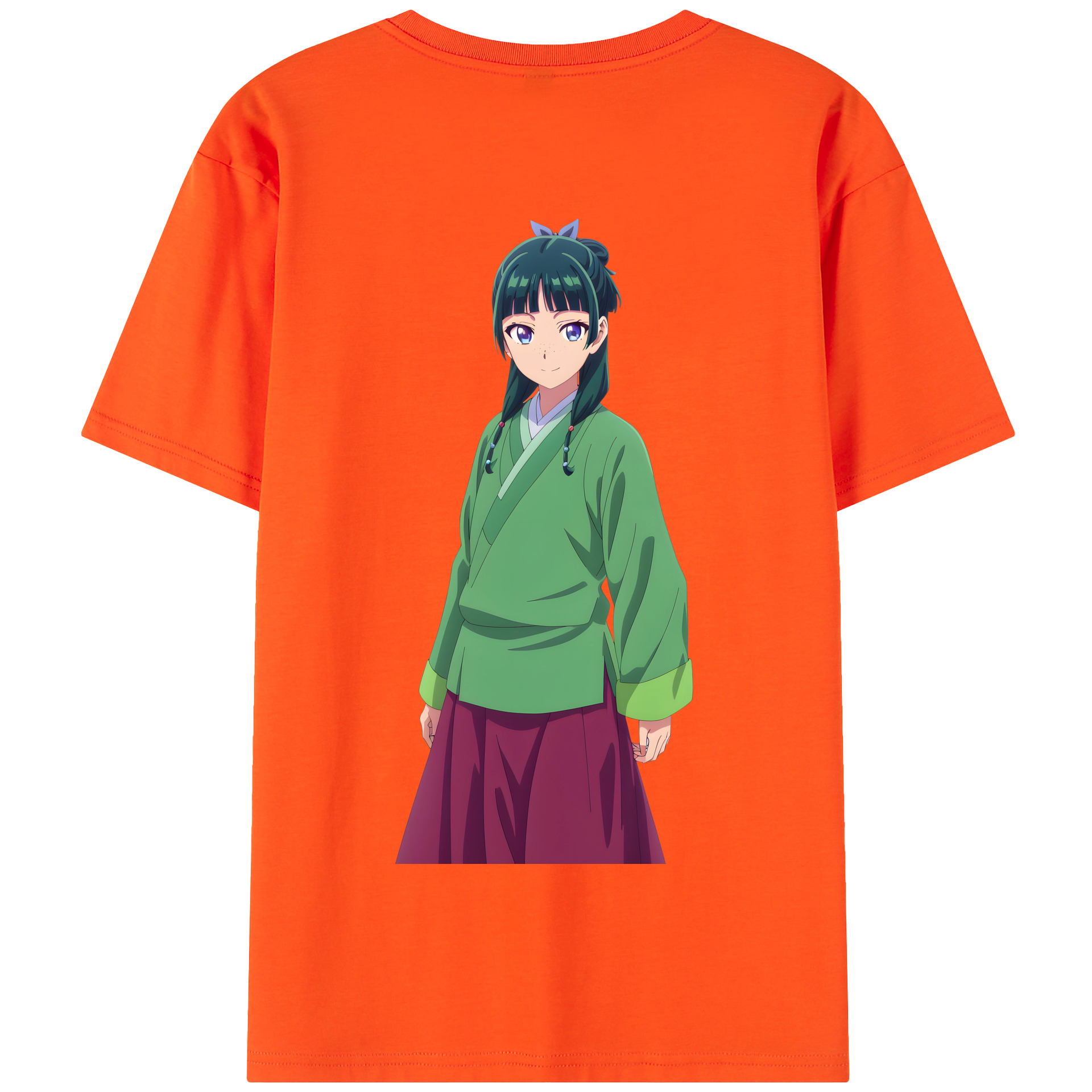 （画像用） 薬屋のひとりごと The Apothecary Diaries 綿100％半袖Tシャツ（背面プリント）