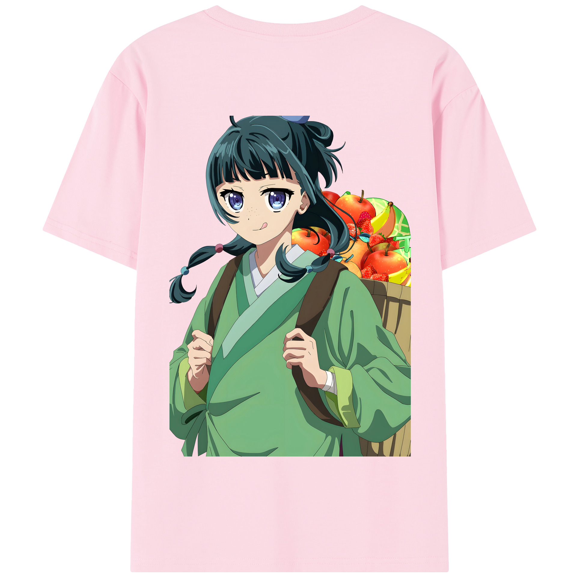 （画像用） 薬屋のひとりごと The Apothecary Diaries 綿100％半袖Tシャツ（背面プリント）