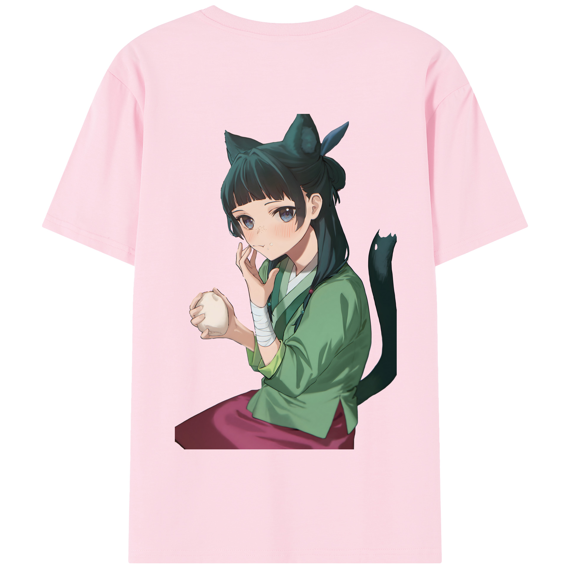 （画像用） 薬屋のひとりごと The Apothecary Diaries 綿100％半袖Tシャツ（背面プリント）