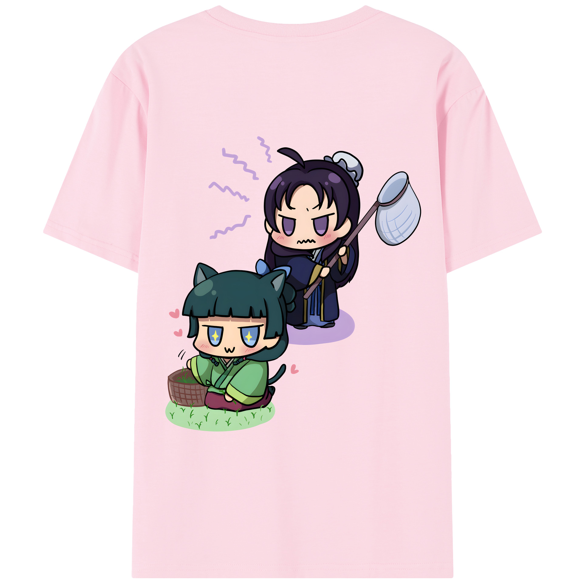 （画像用） 薬屋のひとりごと The Apothecary Diaries 綿100％半袖Tシャツ（背面プリント）