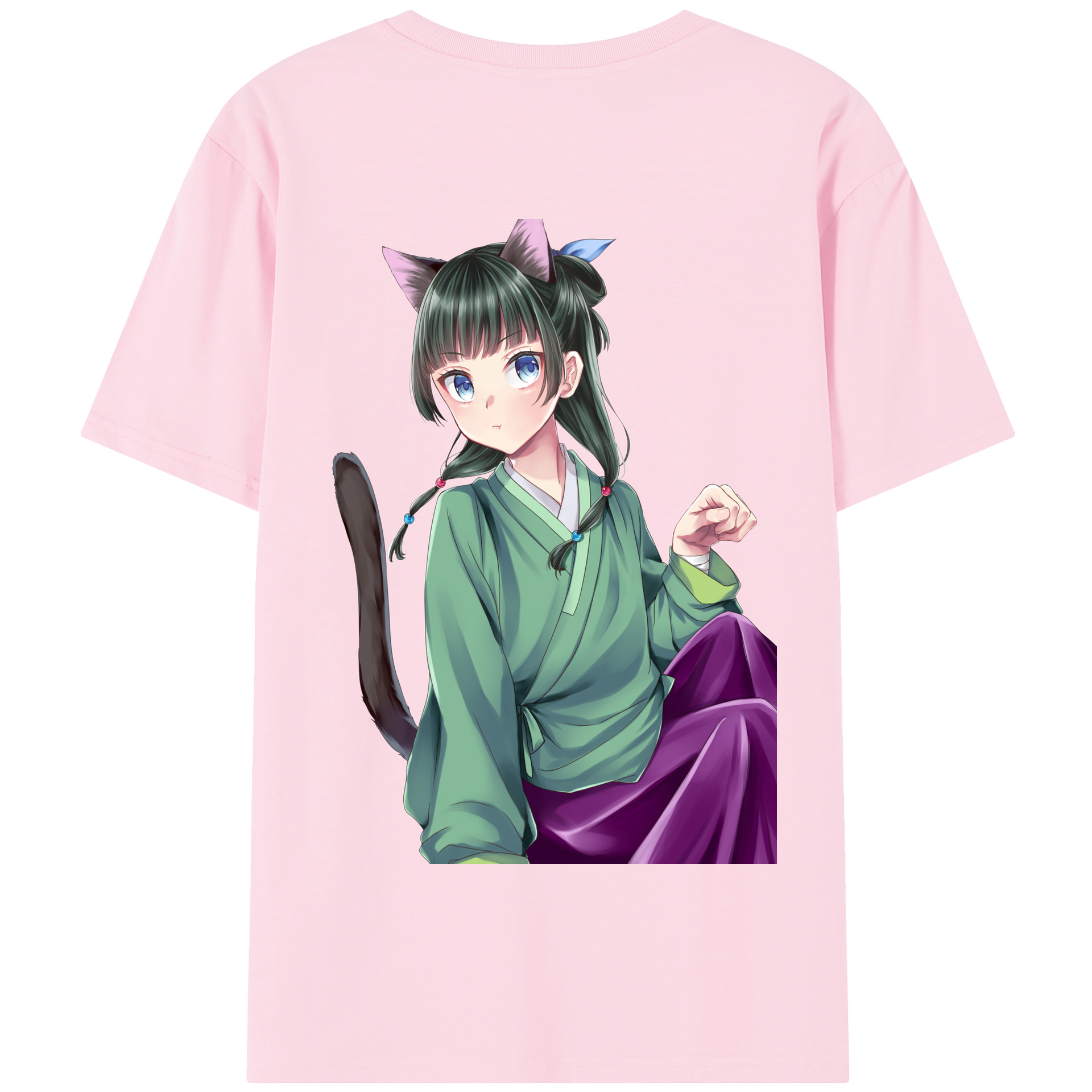（画像用） 薬屋のひとりごと The Apothecary Diaries 綿100％半袖Tシャツ（背面プリント）