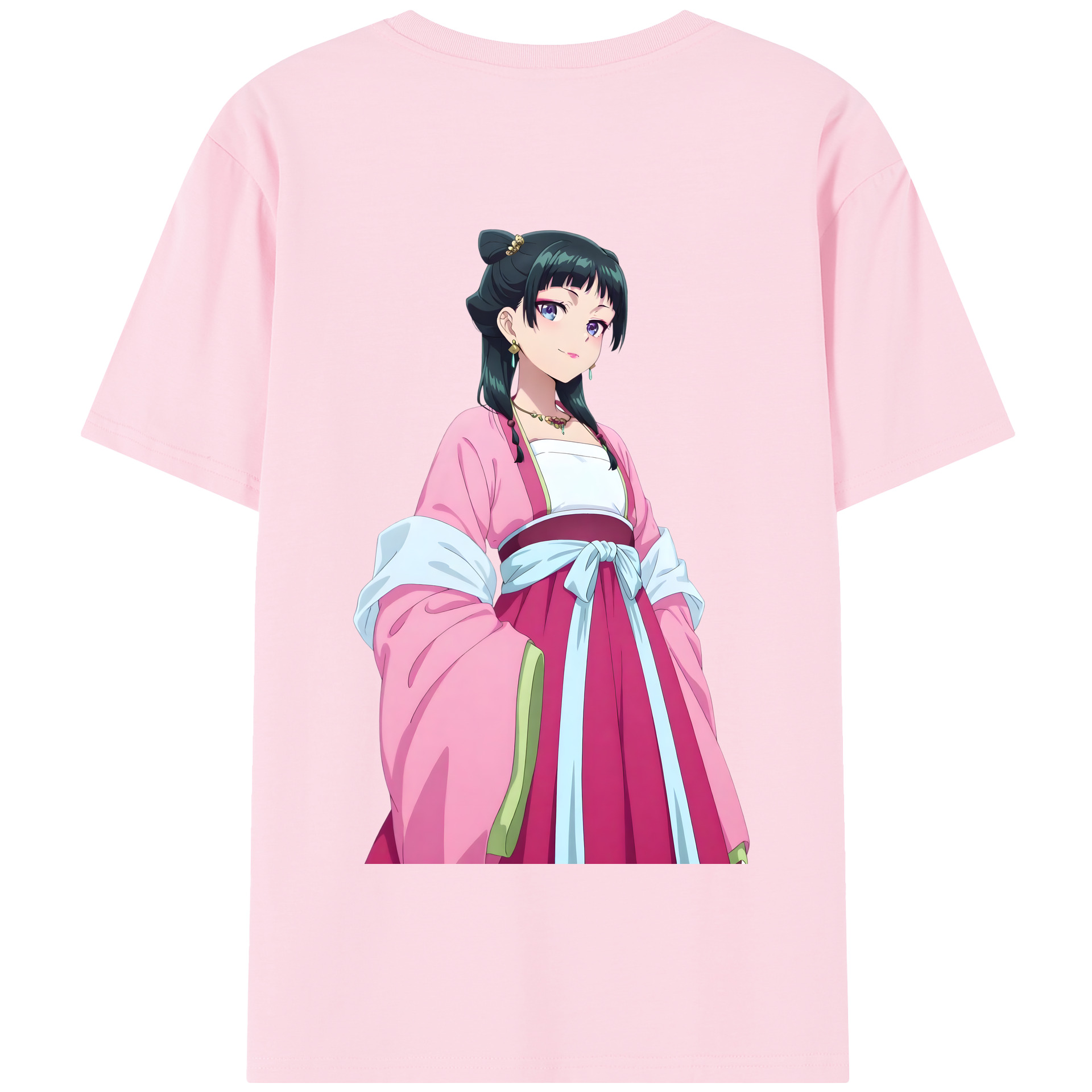 （画像用） 薬屋のひとりごと The Apothecary Diaries 綿100％半袖Tシャツ（背面プリント）