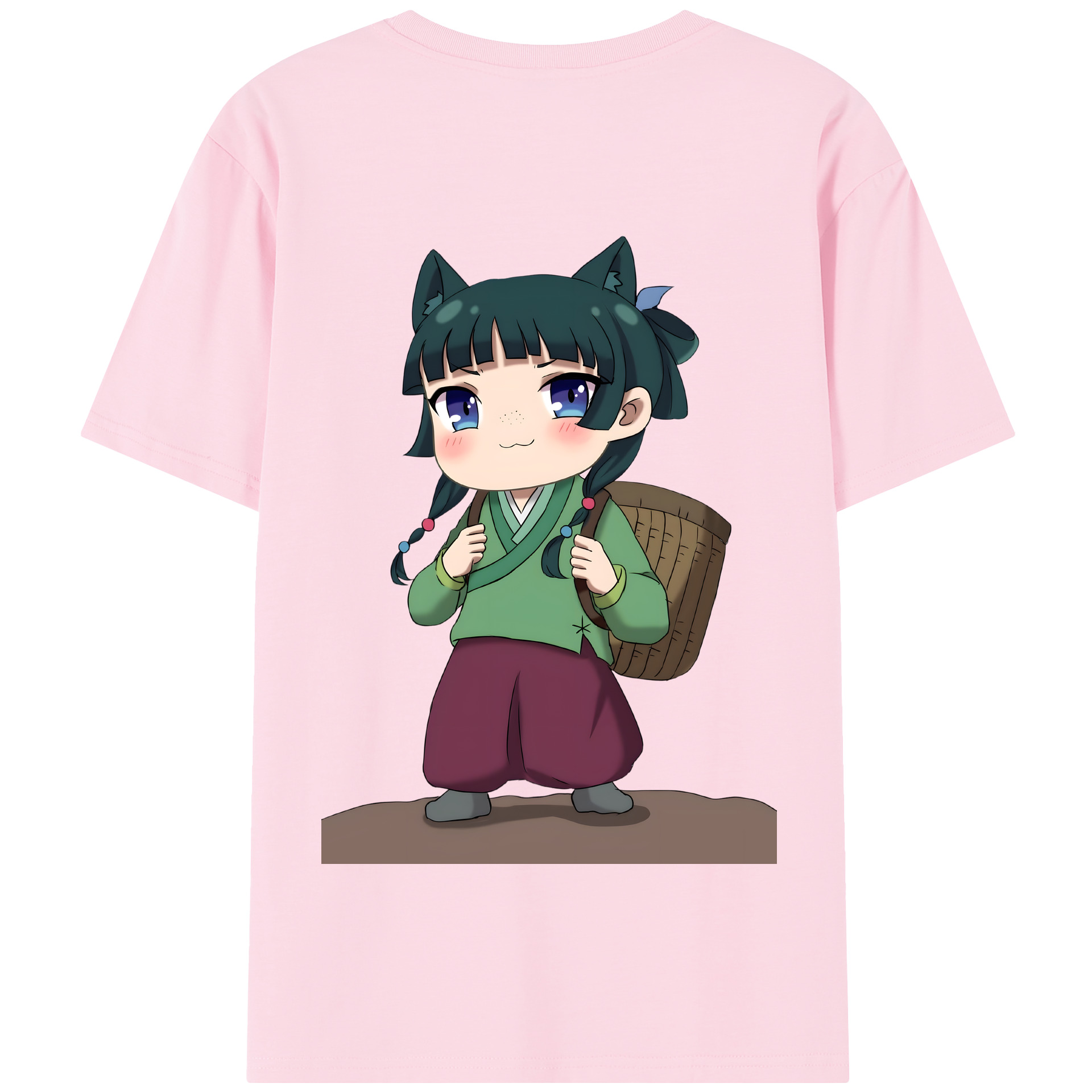 （画像用） 薬屋のひとりごと The Apothecary Diaries 綿100％半袖Tシャツ（背面プリント）