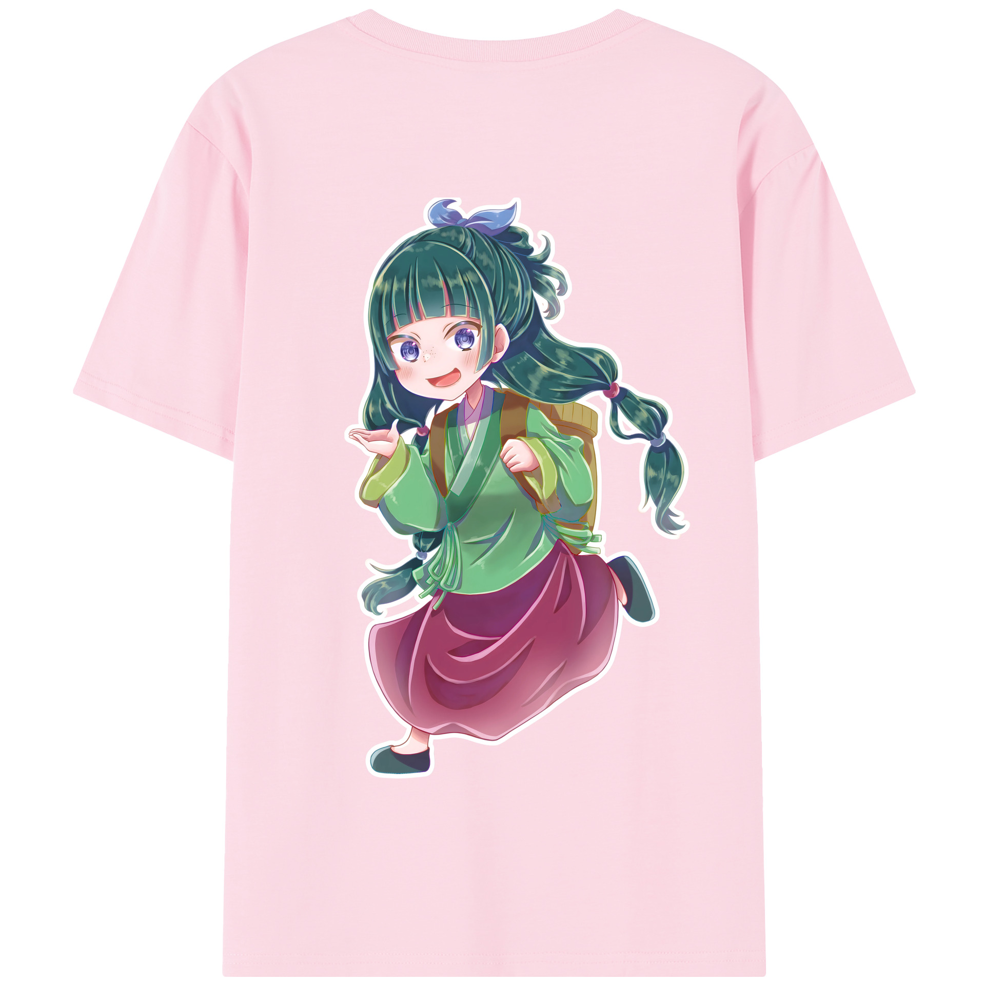 （画像用） 薬屋のひとりごと The Apothecary Diaries 綿100％半袖Tシャツ（背面プリント）