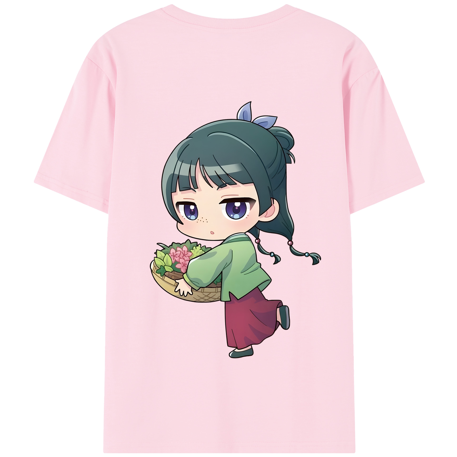 （画像用） 薬屋のひとりごと The Apothecary Diaries 綿100％半袖Tシャツ（背面プリント）