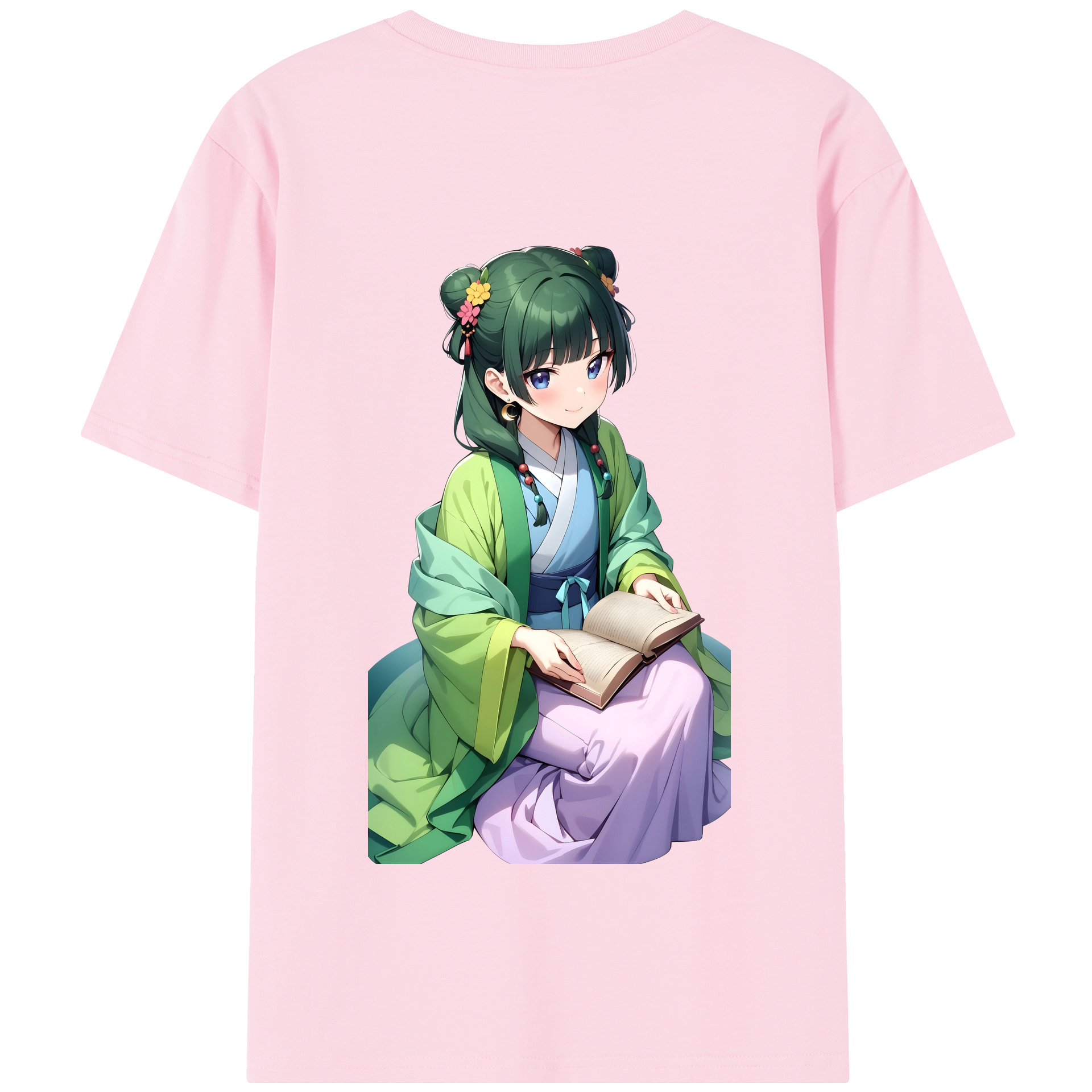 （画像用） 薬屋のひとりごと The Apothecary Diaries 綿100％半袖Tシャツ（背面プリント）