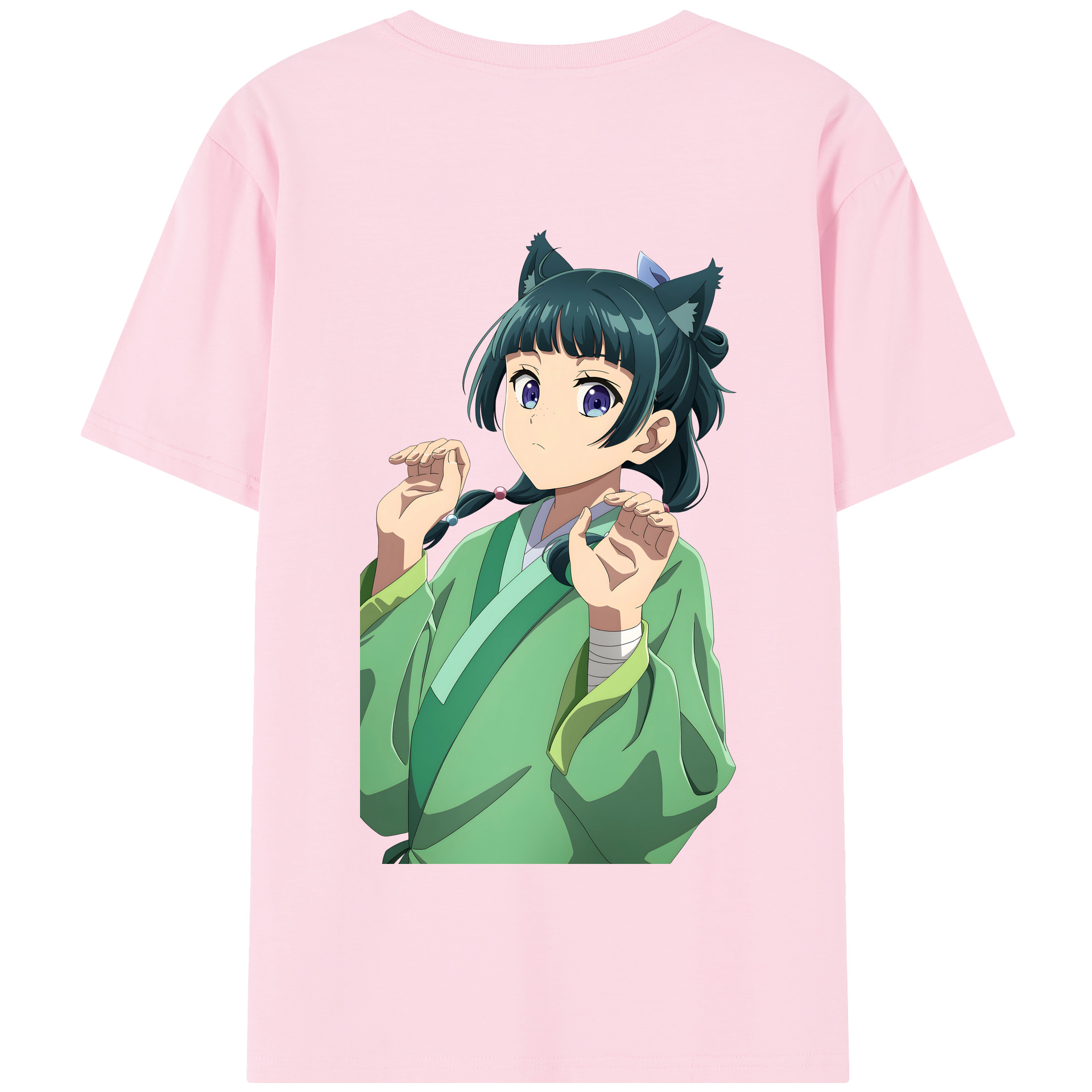 （画像用） 薬屋のひとりごと The Apothecary Diaries 綿100％半袖Tシャツ（背面プリント）