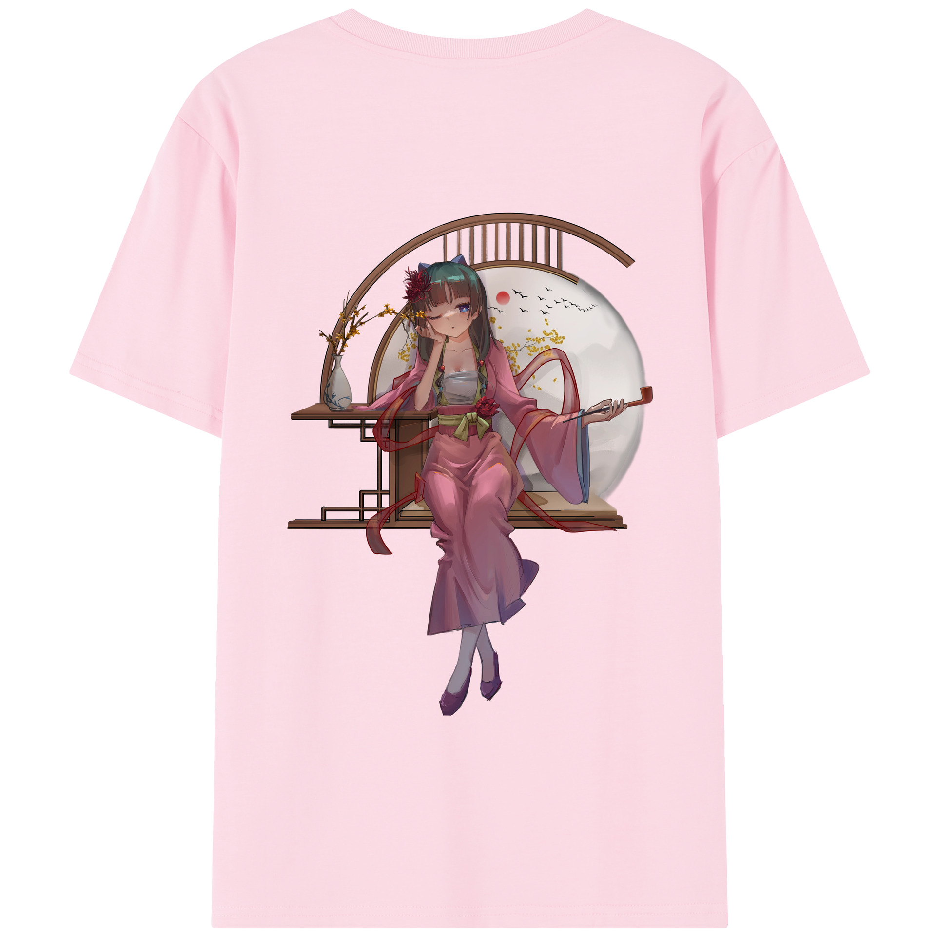 （画像用） 薬屋のひとりごと The Apothecary Diaries 綿100％半袖Tシャツ（背面プリント）