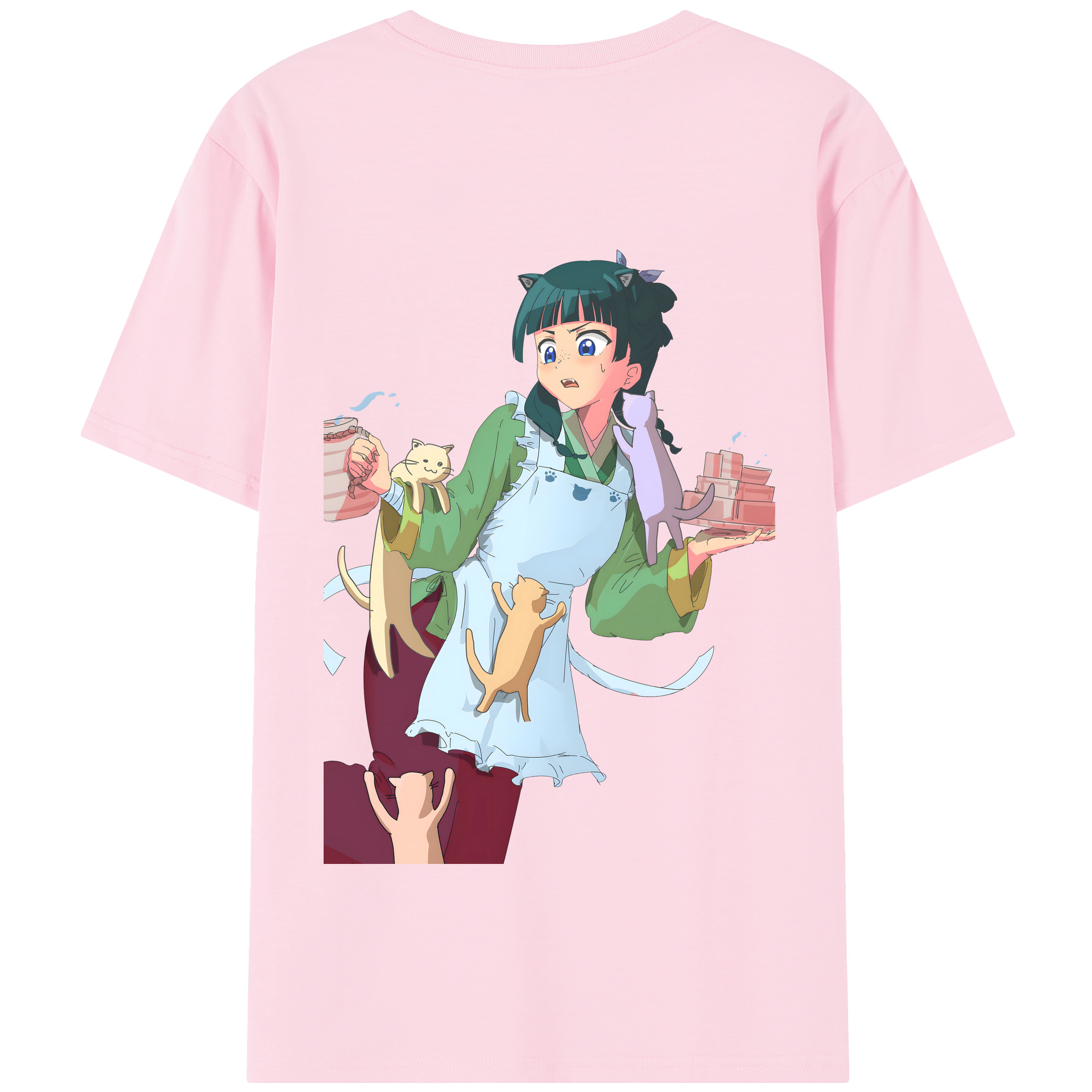 （画像用） 薬屋のひとりごと The Apothecary Diaries 綿100％半袖Tシャツ（背面プリント）