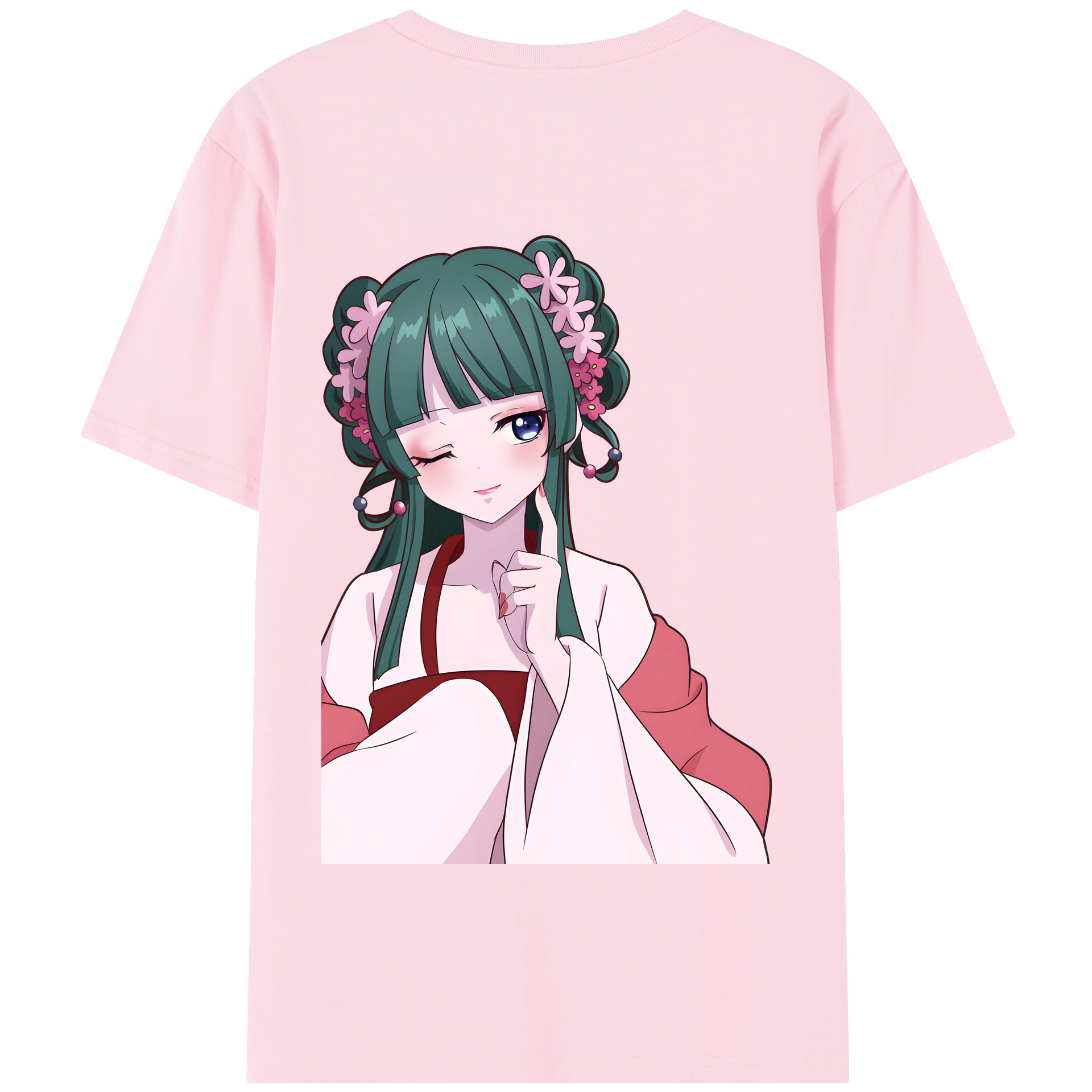 （画像用） 薬屋のひとりごと The Apothecary Diaries 綿100％半袖Tシャツ（背面プリント）