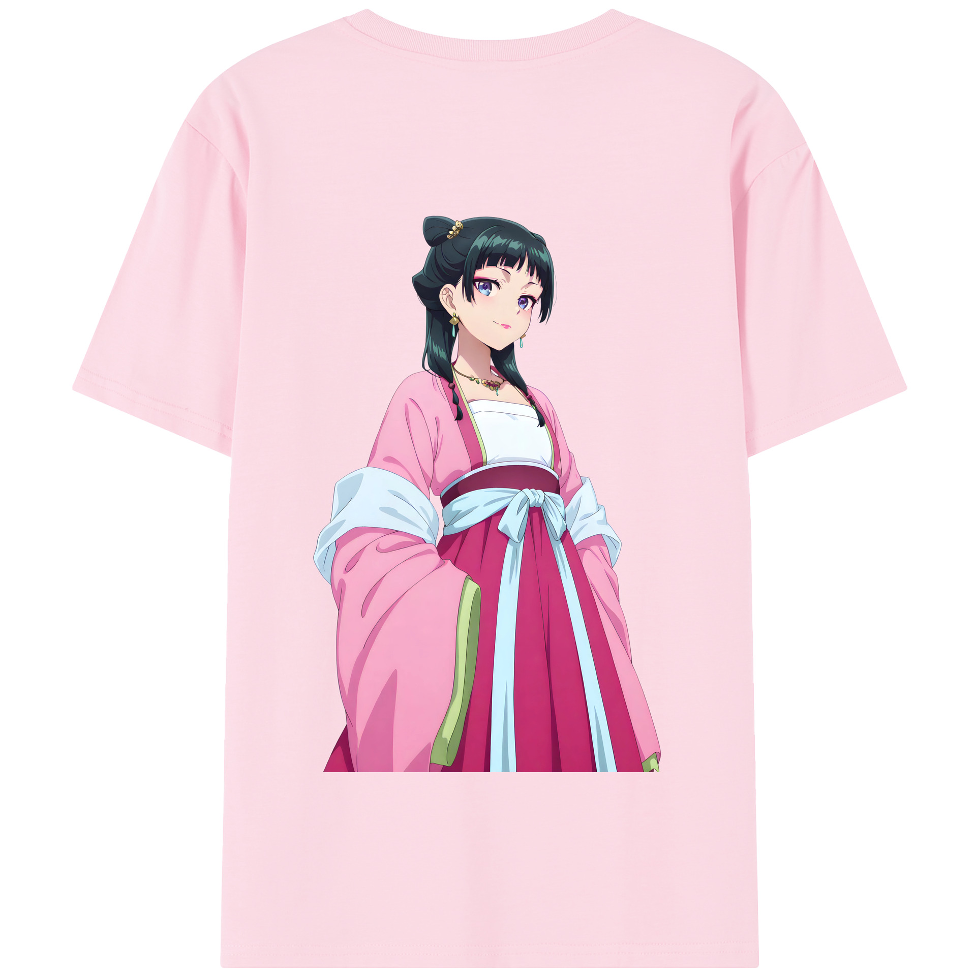 （画像用） 薬屋のひとりごと The Apothecary Diaries 綿100％半袖Tシャツ（背面プリント）