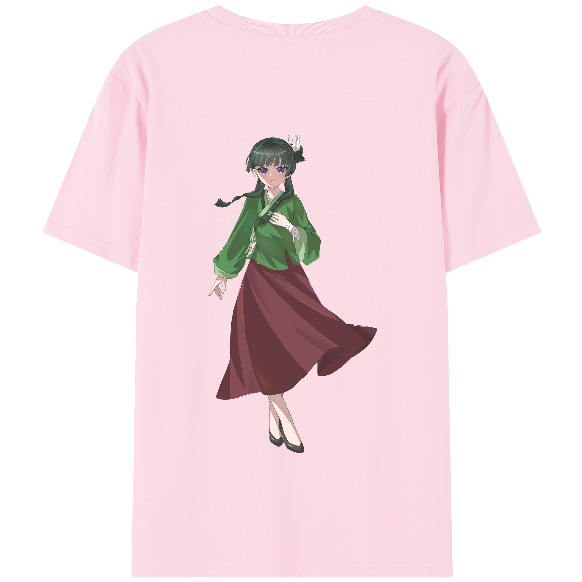 （画像用） 薬屋のひとりごと The Apothecary Diaries 綿100％半袖Tシャツ（背面プリント）