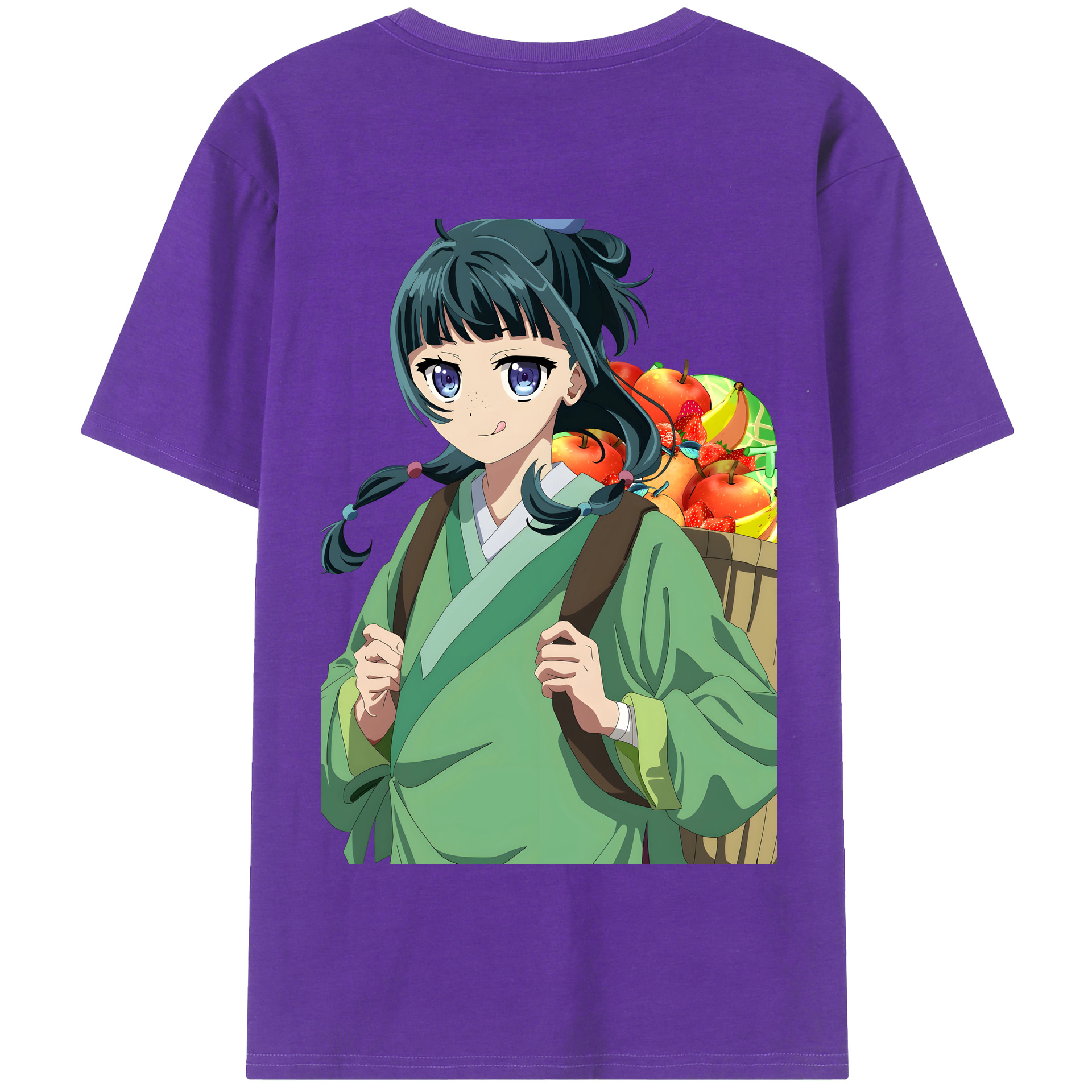 （画像用） 薬屋のひとりごと The Apothecary Diaries 綿100％半袖Tシャツ（背面プリント）