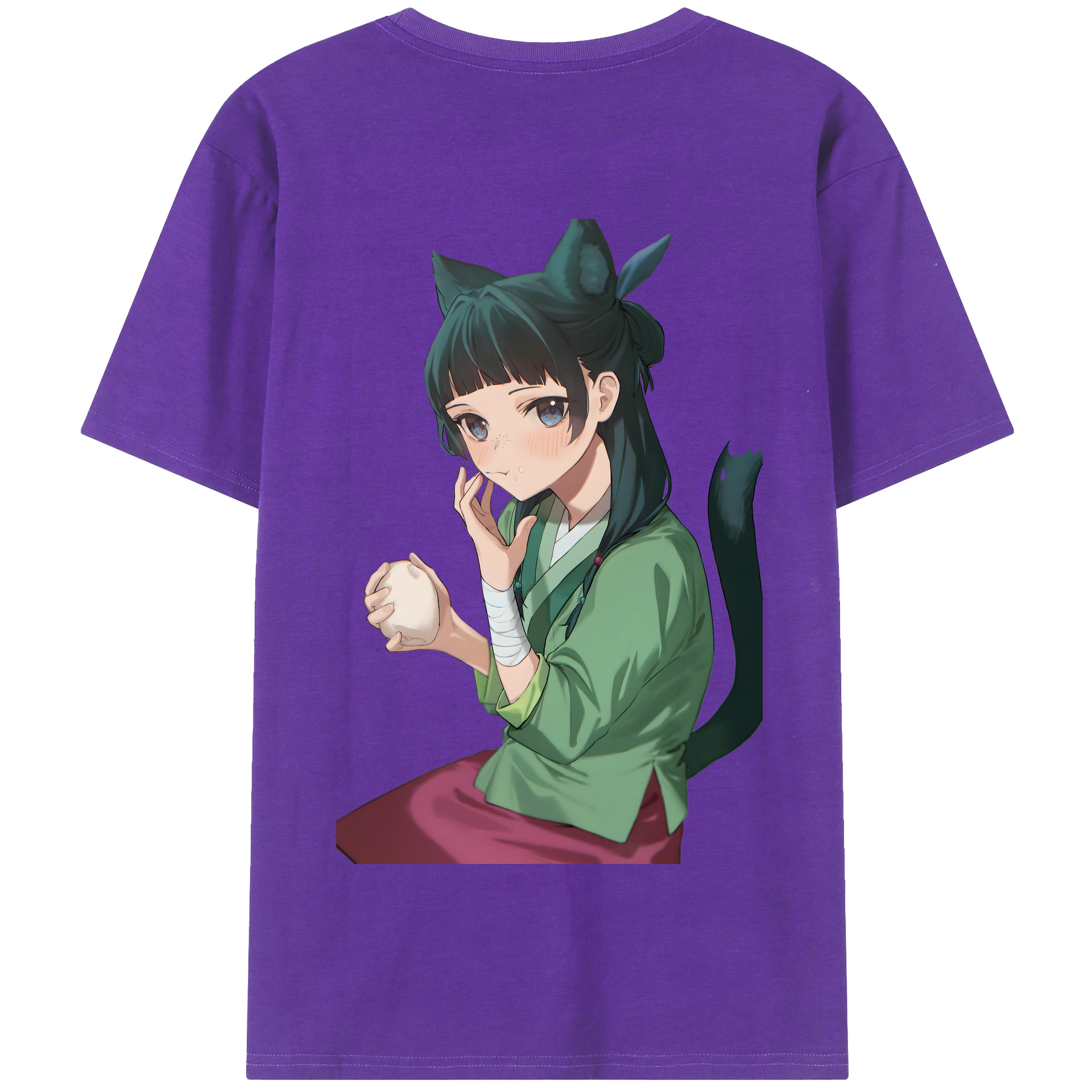 （画像用） 薬屋のひとりごと The Apothecary Diaries 綿100％半袖Tシャツ（背面プリント）