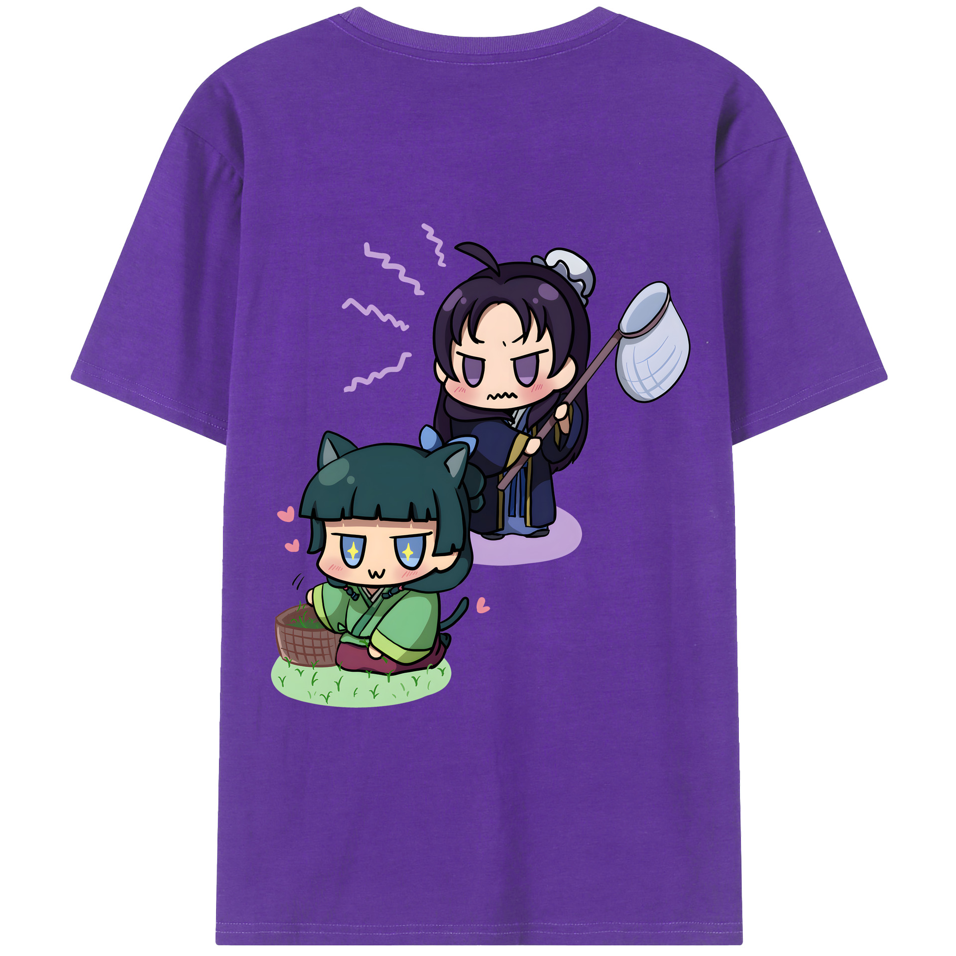 （画像用） 薬屋のひとりごと The Apothecary Diaries 綿100％半袖Tシャツ（背面プリント）