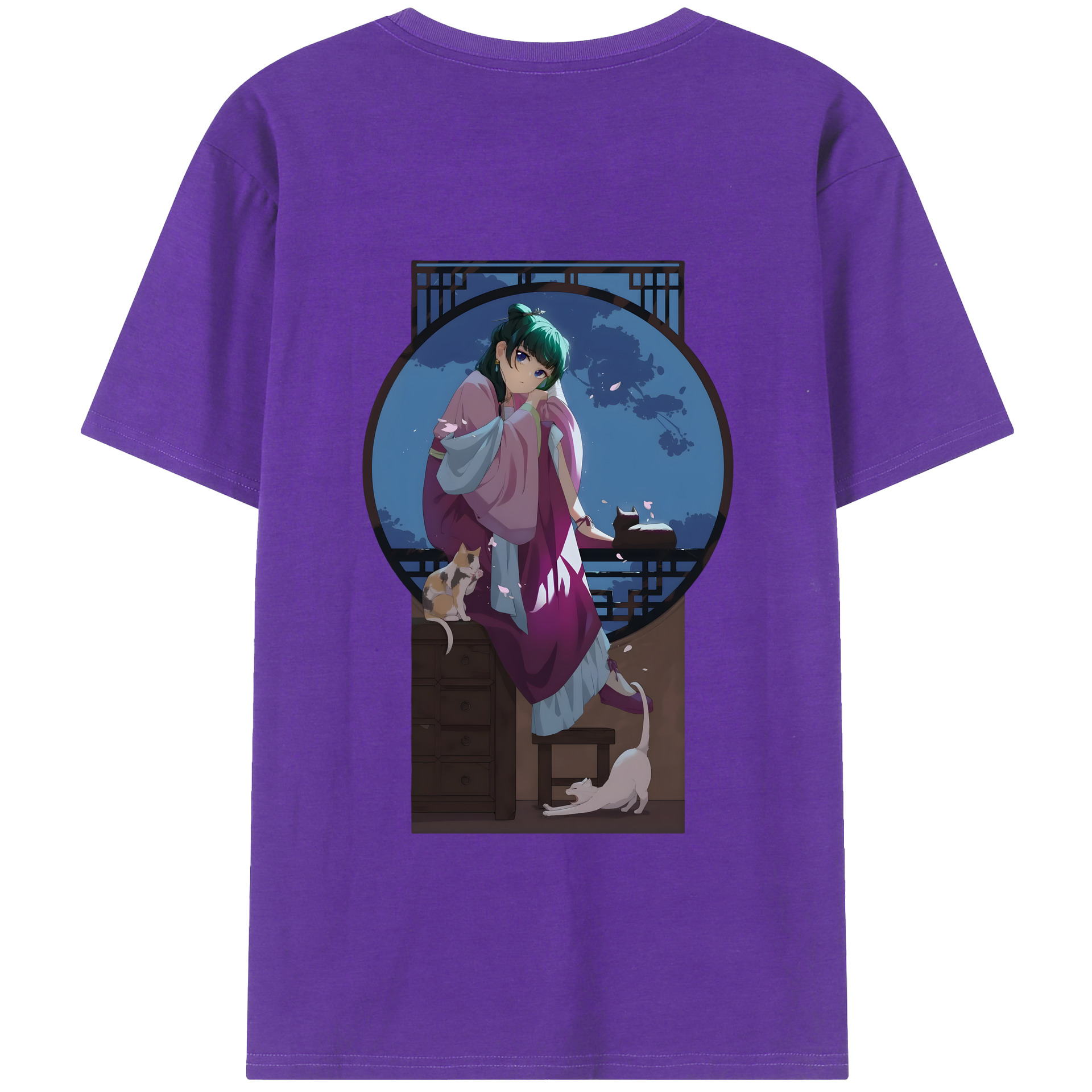 （画像用） 薬屋のひとりごと The Apothecary Diaries 綿100％半袖Tシャツ（背面プリント）