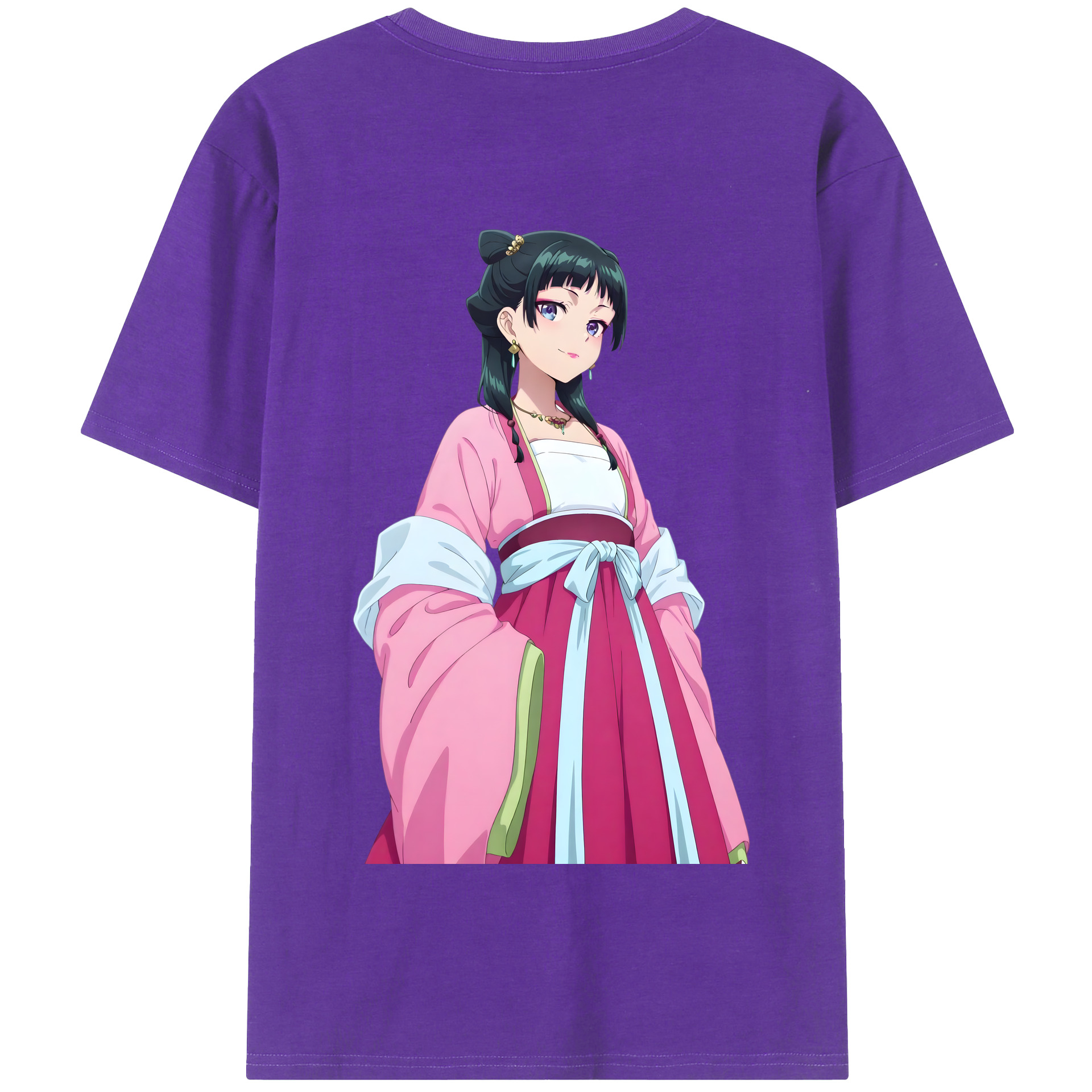 （画像用） 薬屋のひとりごと The Apothecary Diaries 綿100％半袖Tシャツ（背面プリント）