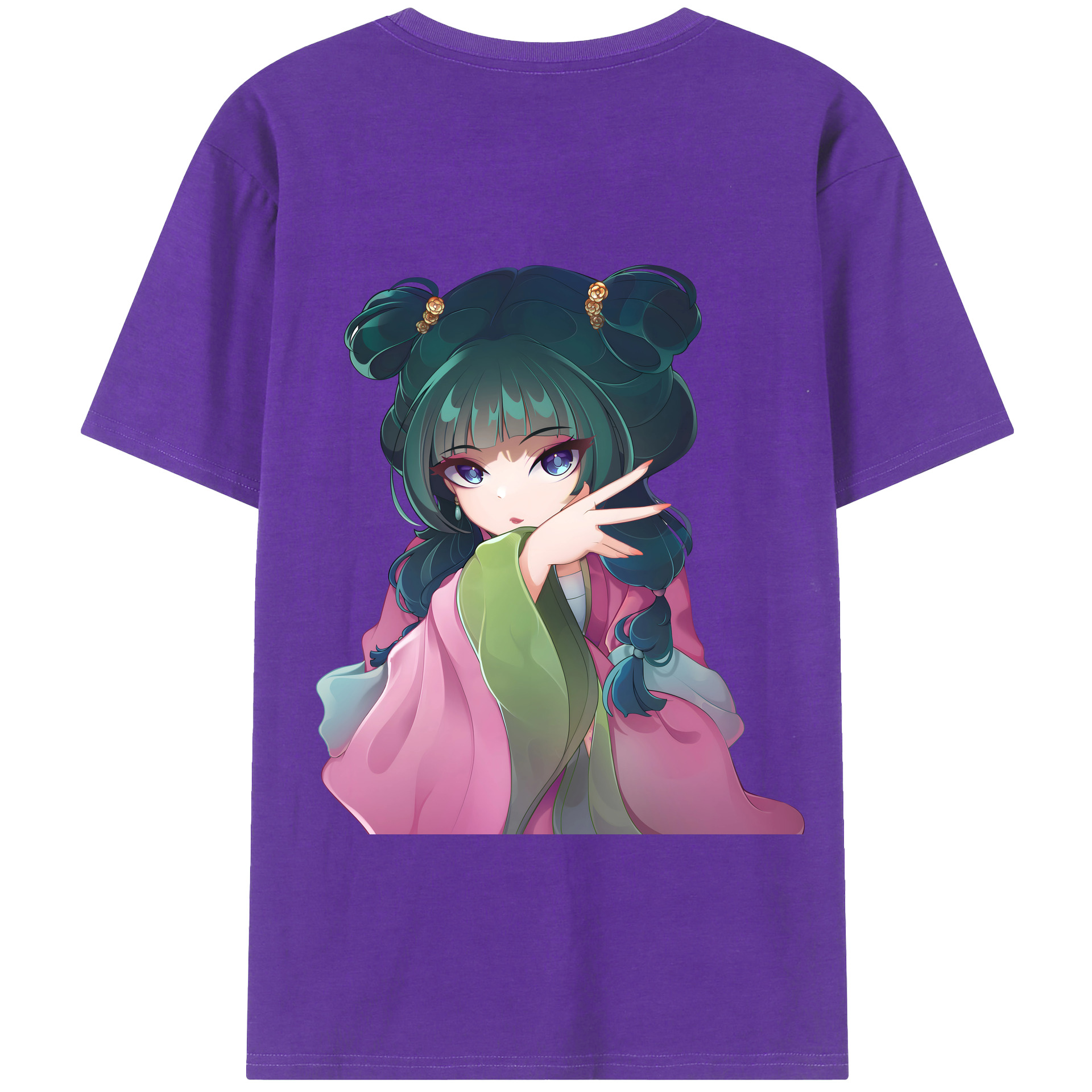 （画像用） 薬屋のひとりごと The Apothecary Diaries 綿100％半袖Tシャツ（背面プリント）