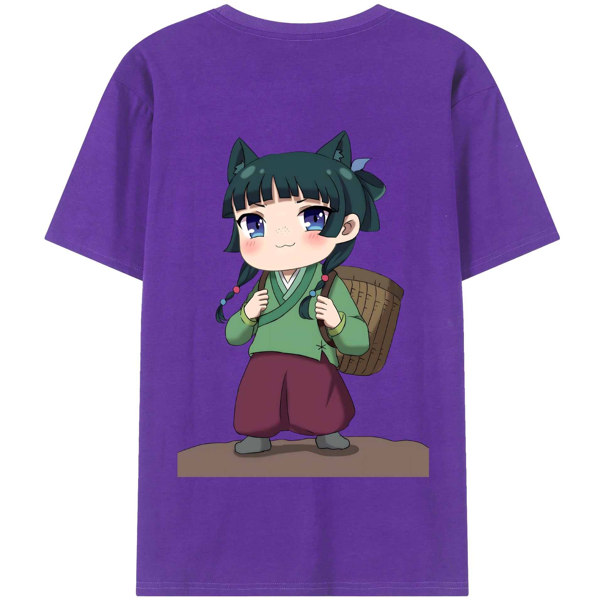 （画像用） 薬屋のひとりごと The Apothecary Diaries 綿100％半袖Tシャツ（背面プリント）