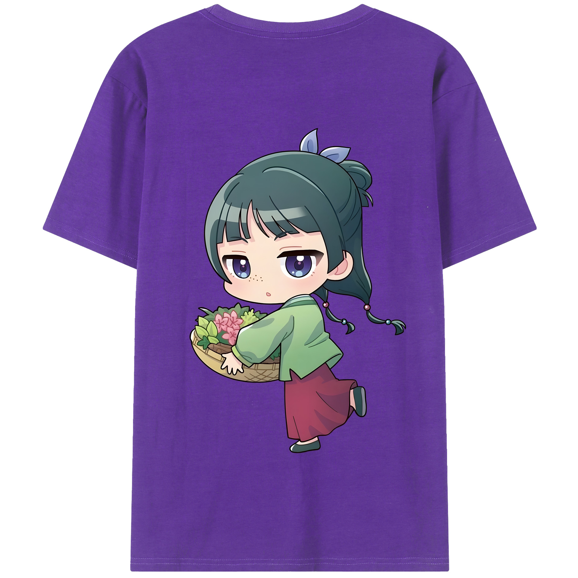 （画像用） 薬屋のひとりごと The Apothecary Diaries 綿100％半袖Tシャツ（背面プリント）