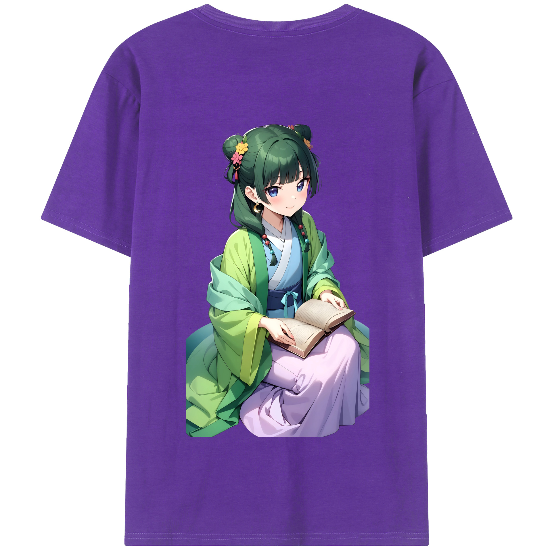 （画像用） 薬屋のひとりごと The Apothecary Diaries 綿100％半袖Tシャツ（背面プリント）