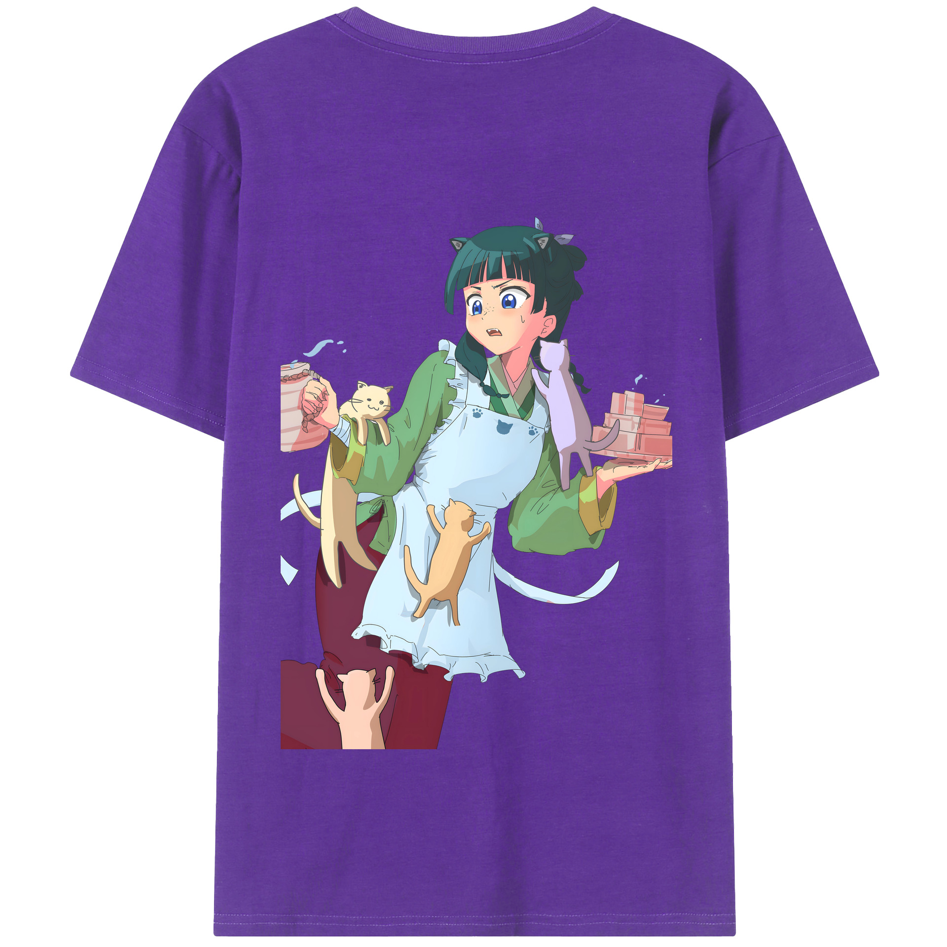 （画像用） 薬屋のひとりごと The Apothecary Diaries 綿100％半袖Tシャツ（背面プリント）