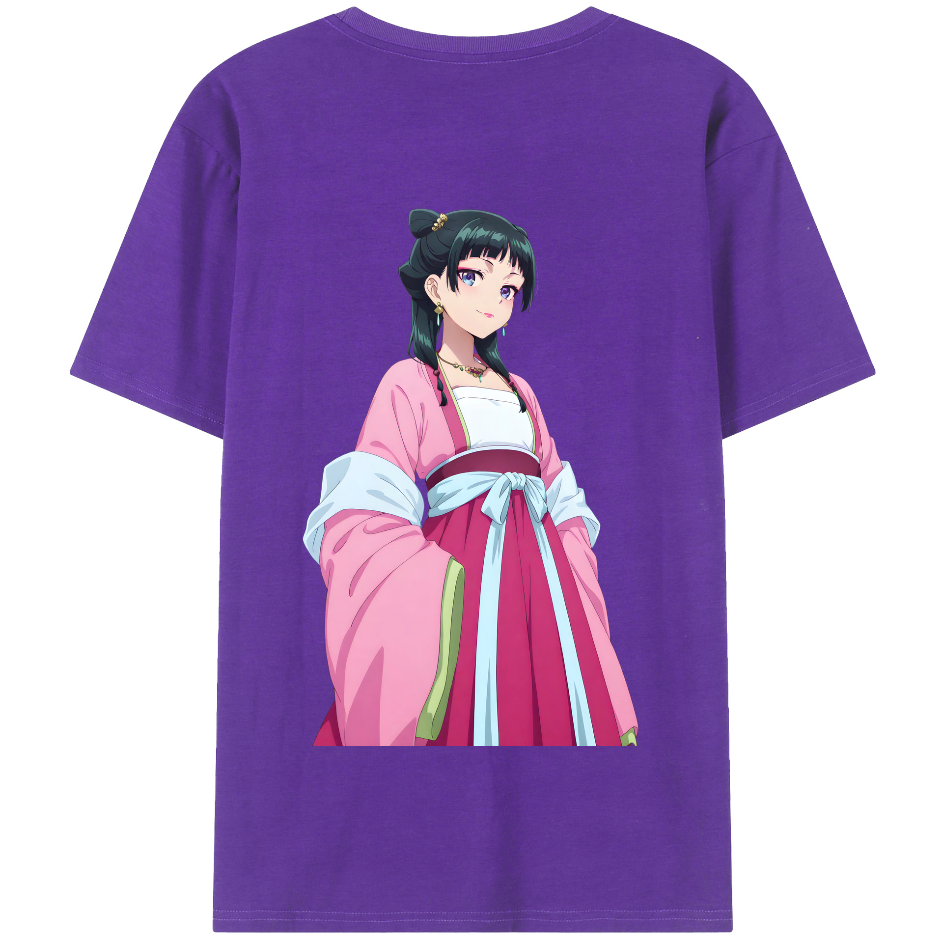 （画像用） 薬屋のひとりごと The Apothecary Diaries 綿100％半袖Tシャツ（背面プリント）