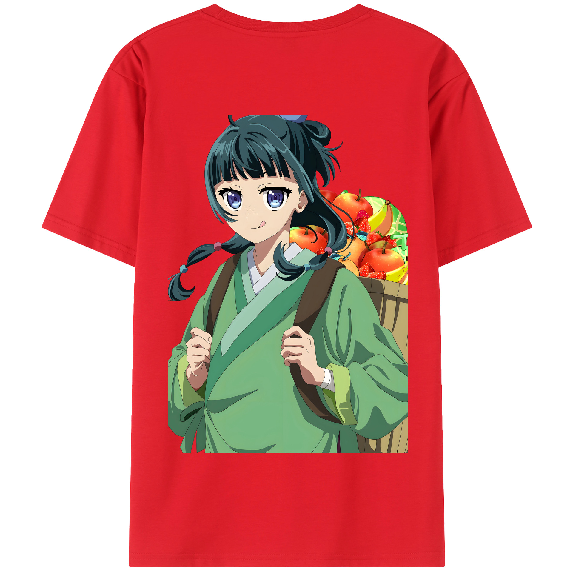 （画像用） 薬屋のひとりごと The Apothecary Diaries 綿100％半袖Tシャツ（背面プリント）