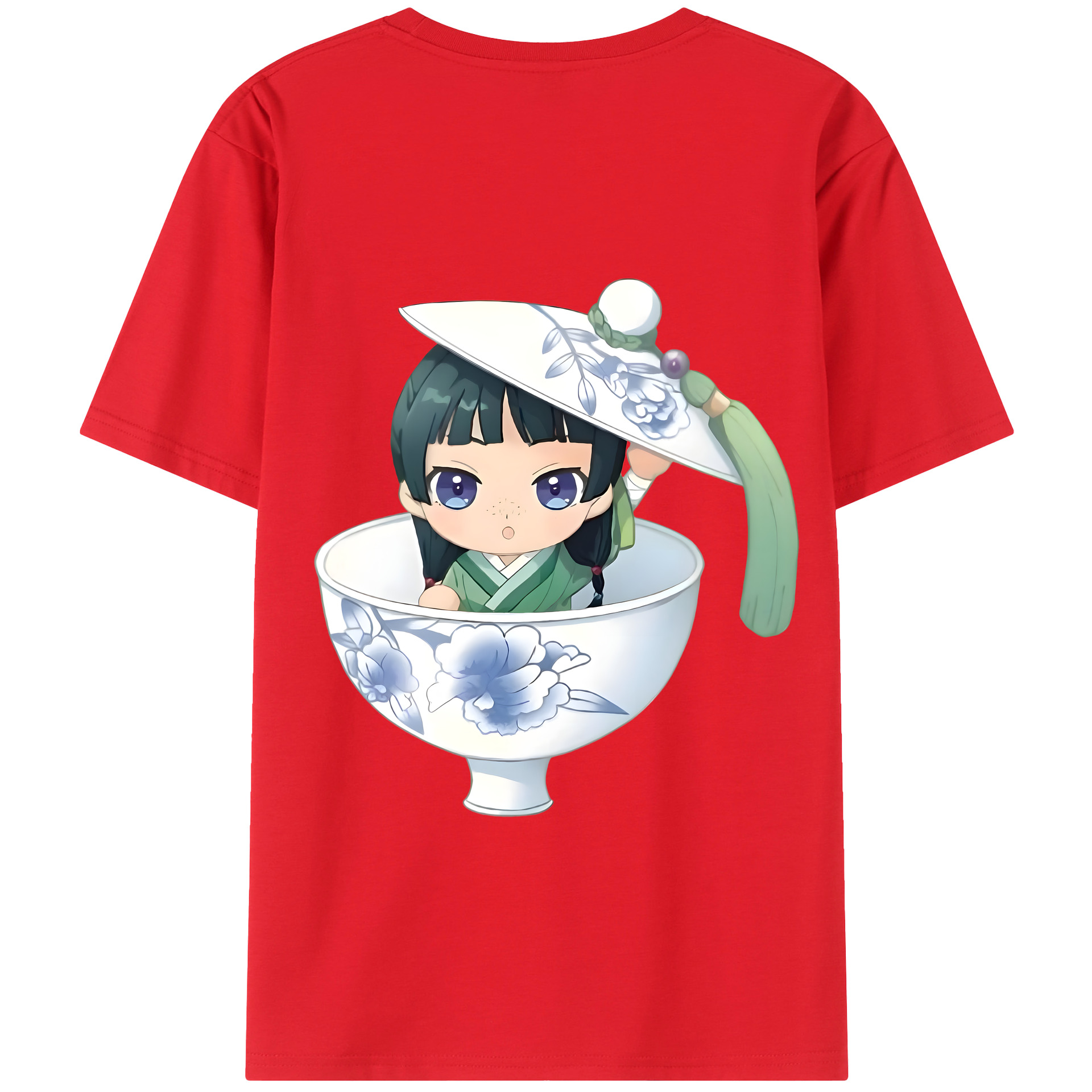 （画像用） 薬屋のひとりごと The Apothecary Diaries 綿100％半袖Tシャツ（背面プリント）