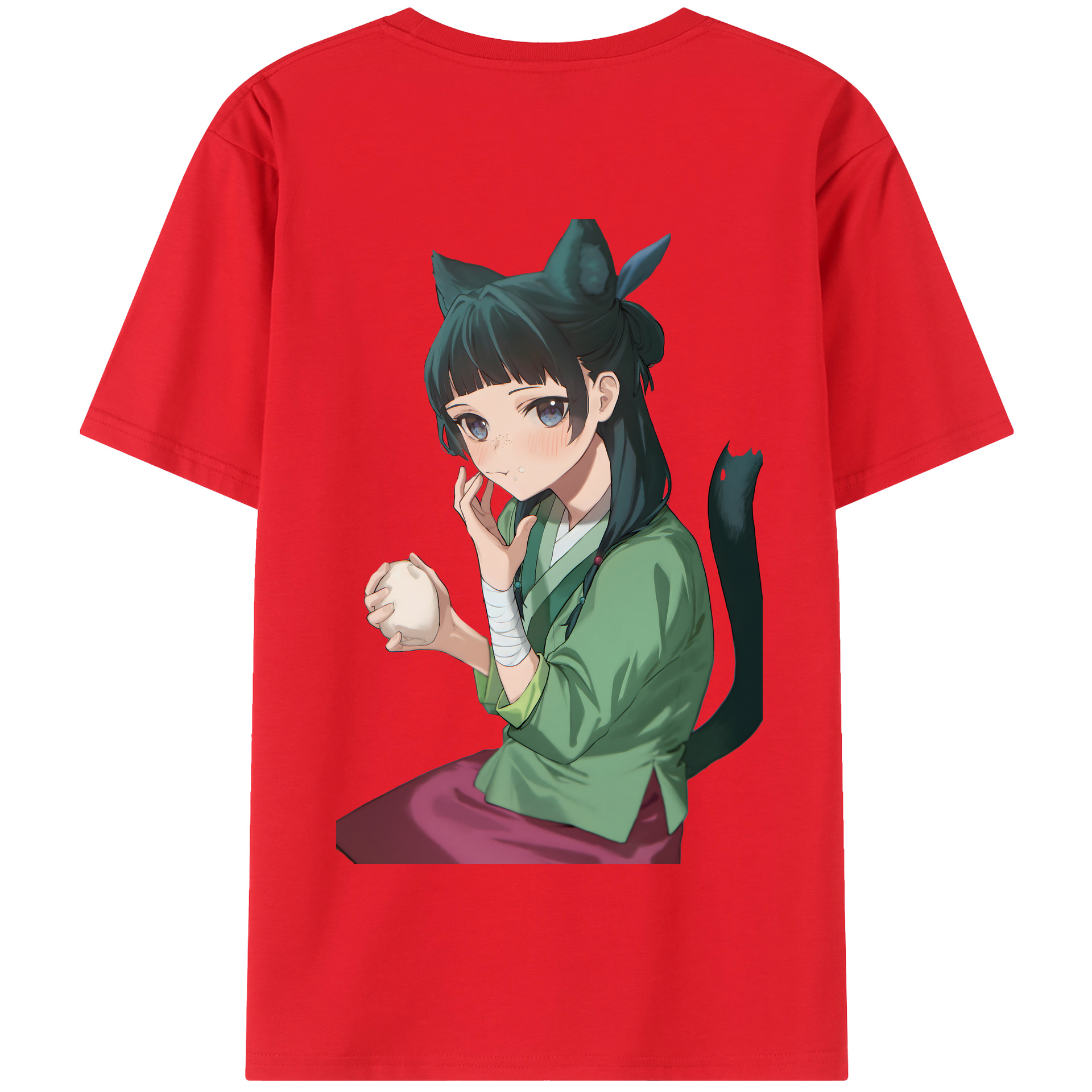 （画像用） 薬屋のひとりごと The Apothecary Diaries 綿100％半袖Tシャツ（背面プリント）