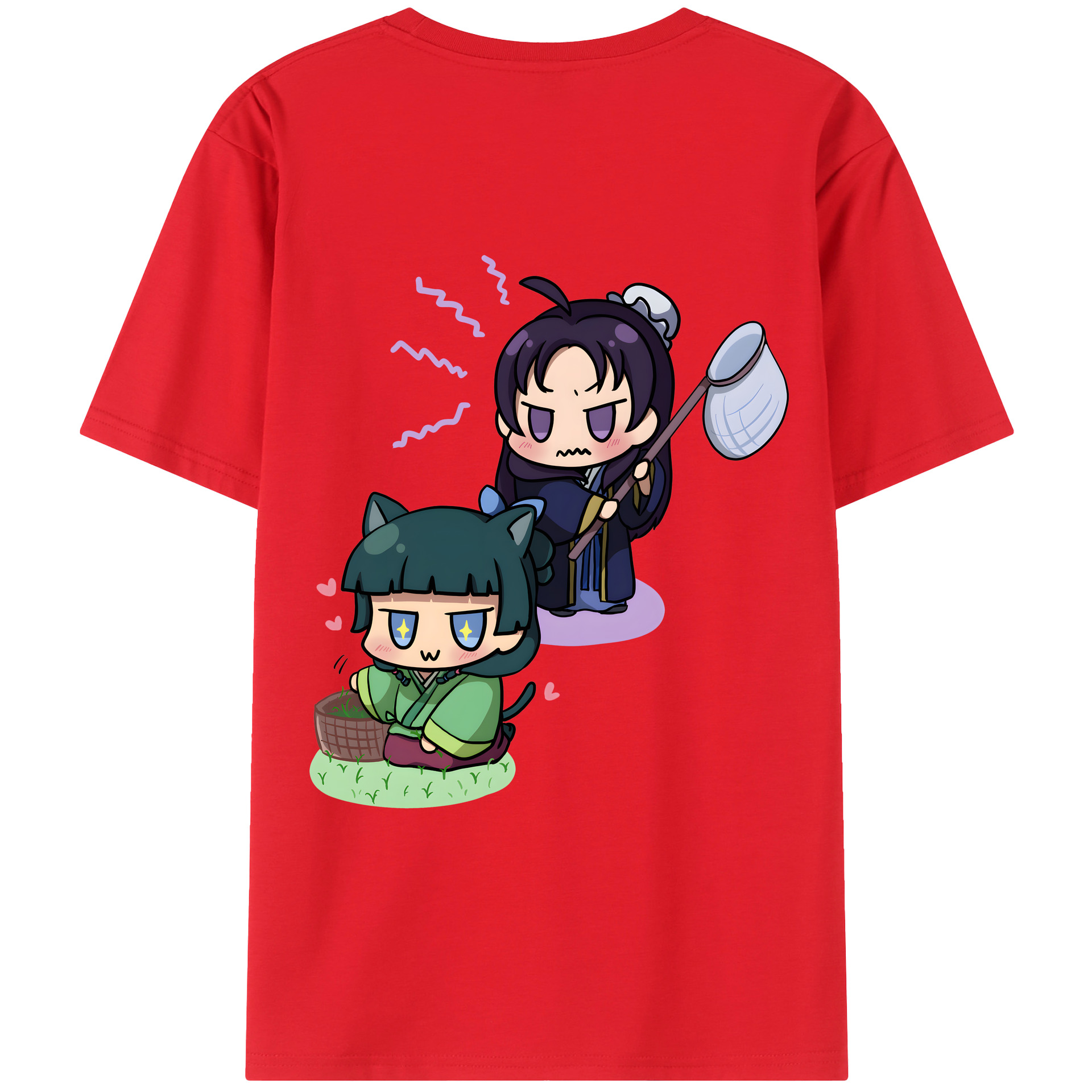 （画像用） 薬屋のひとりごと The Apothecary Diaries 綿100％半袖Tシャツ（背面プリント）