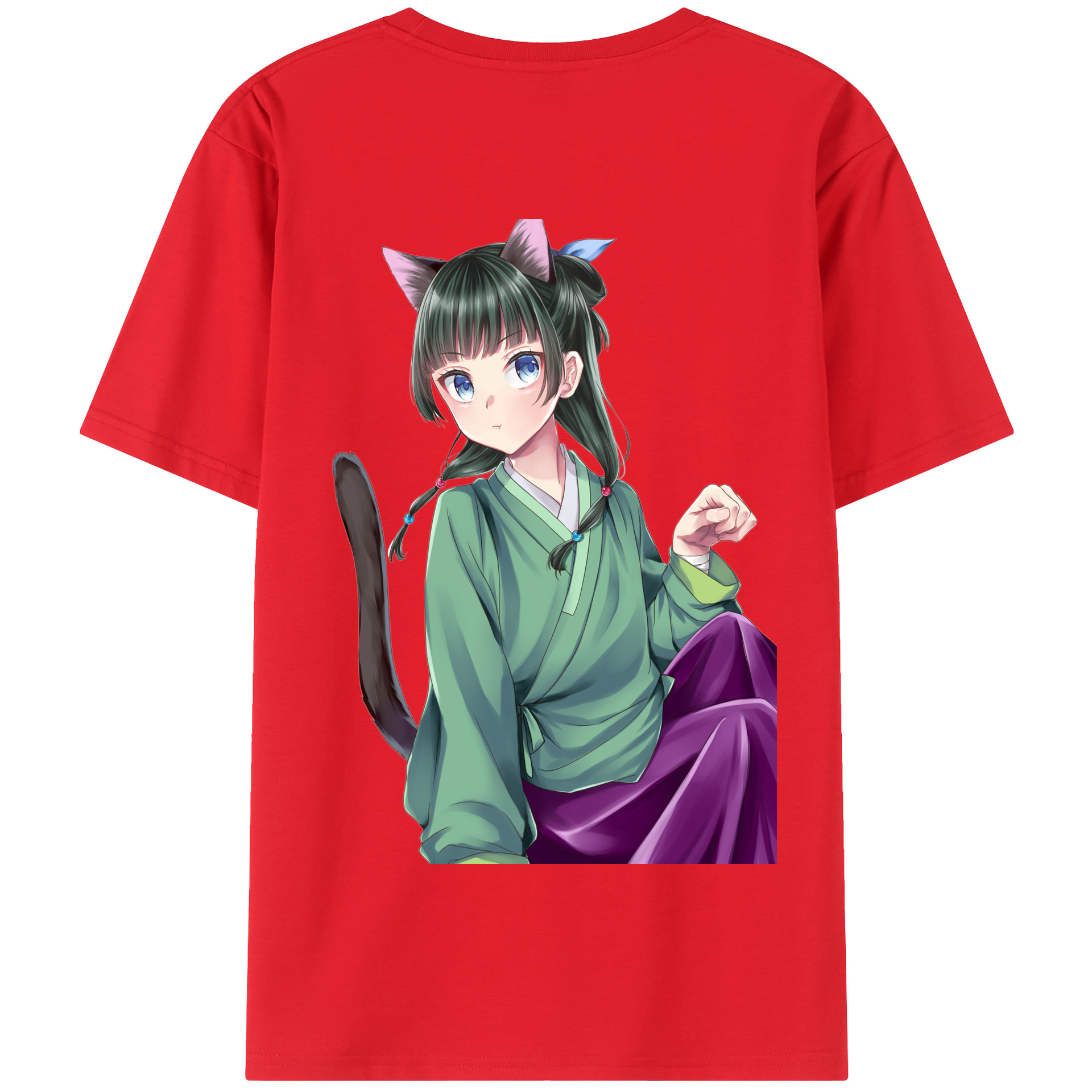（画像用） 薬屋のひとりごと The Apothecary Diaries 綿100％半袖Tシャツ（背面プリント）